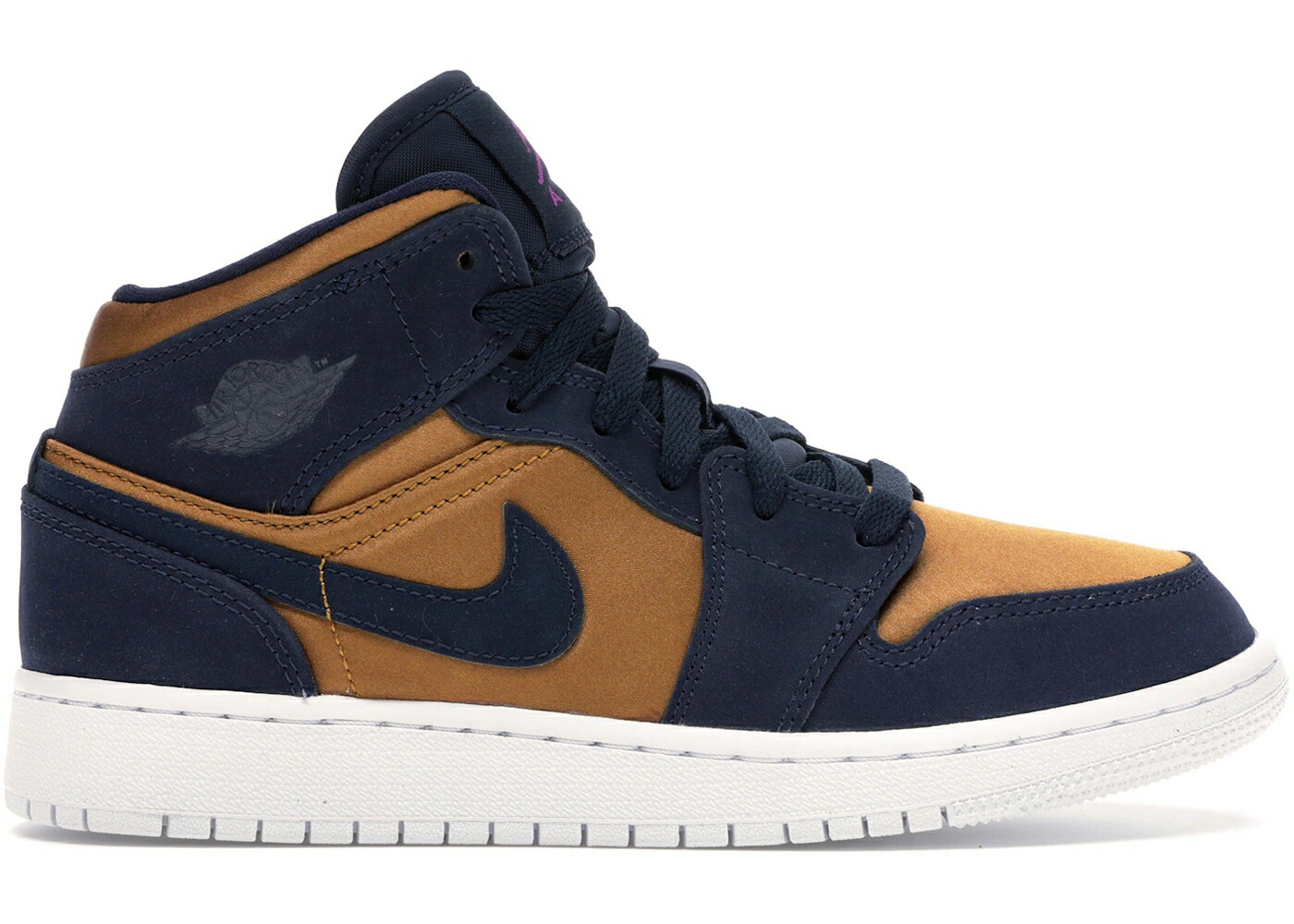 ナイキ ジョーダン ミッド 紫 相撲取り草 御坊っちゃん キッズ JORDAN 1 MID OBSIDIAN DESERT OCHRE (GS) / OBSIDIAN HYPER VIOLET DESERT ORE もの言う花 マタニティ スニーカー