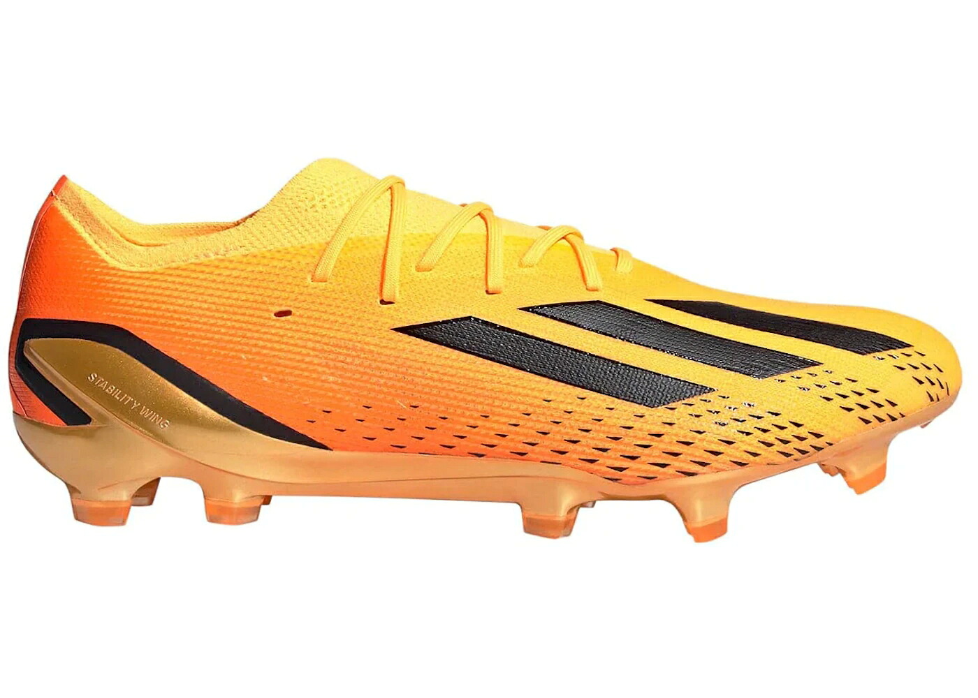 アディダス ゴールド 中核グループ 黒いこと 黒いこと 野球クラブ SPEEDPORTAL.1 スニーカー メンズ ADIDAS X FG HEATSPAWN PACK / SOLAR GOLD CORE BLACK TEAM SOLAR