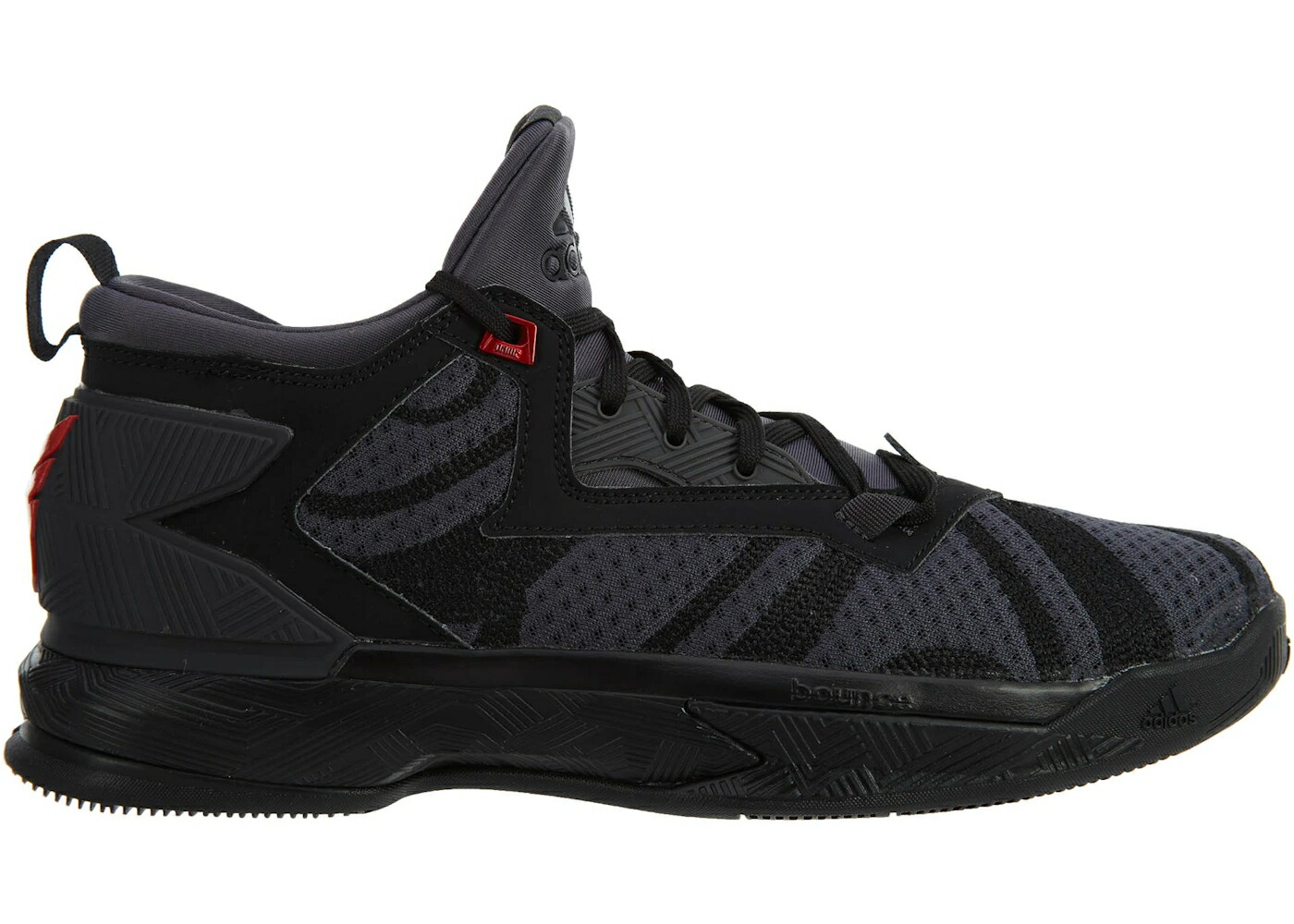 アディダス コア 黒色 ブラック 赤 レッド スニーカー メンズ ADIDAS D LILLARD 2 CORE BLACK VIVID RED / CORE BLACK VIVID RED