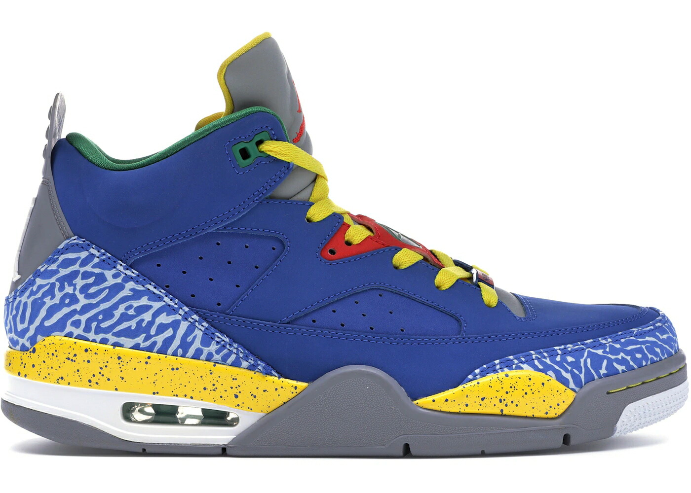 ナイキ ジョーダン 取り組み 黄味がかった 黄色 取り組みロイヤル 青 青色 スニーカー メンズ JORDAN SON OF MARS LOW DO THE RIGHT THING / GAME ROYAL PIMENTO TOUR YELLOW