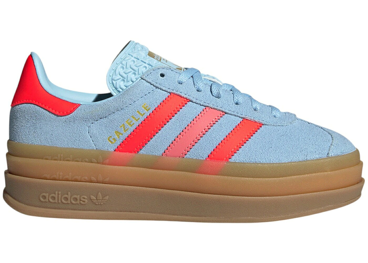 アディダス ガゼル 天の原 赤 赤いこと ゴールド お坊っちゃん キッズ ADIDAS GAZELLE BOLD CLEAR SKY SOLAR RED GOLD METALLIC (GS) / CLEAR SKY SOLAR RED GOLD もの言う花 マタニティ スニーカー