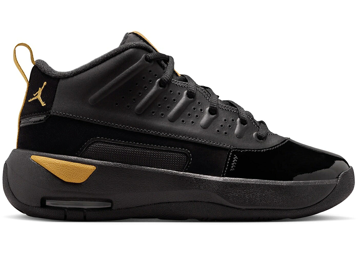 ナイキ ジョーダン マックス 佇まい 黒いこと 黒いこと ゴールド 御坊っちゃん キッズ JORDAN MAX AURA 7 BLACK METALLIC GOLD (GS) / BLACK BLACK METALLIC GOLD もの言う花 マタニティ スニーカー