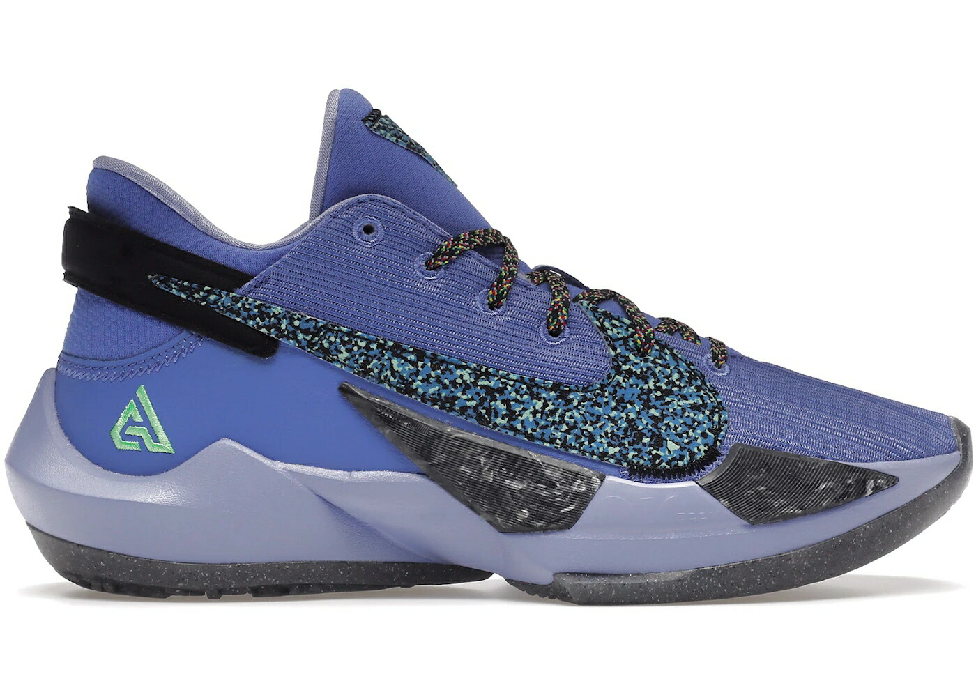 ナイキ 望遠レンズ 黒いこと 黒いこと 薄墨色 薄墨色 望遠レンズフリーク スニーカー メンズ NIKE ZOOM FREAK 2 PLAY FOR THE FUTURE / SAPPHIRE BLACK LIGHT SMOKE GREY