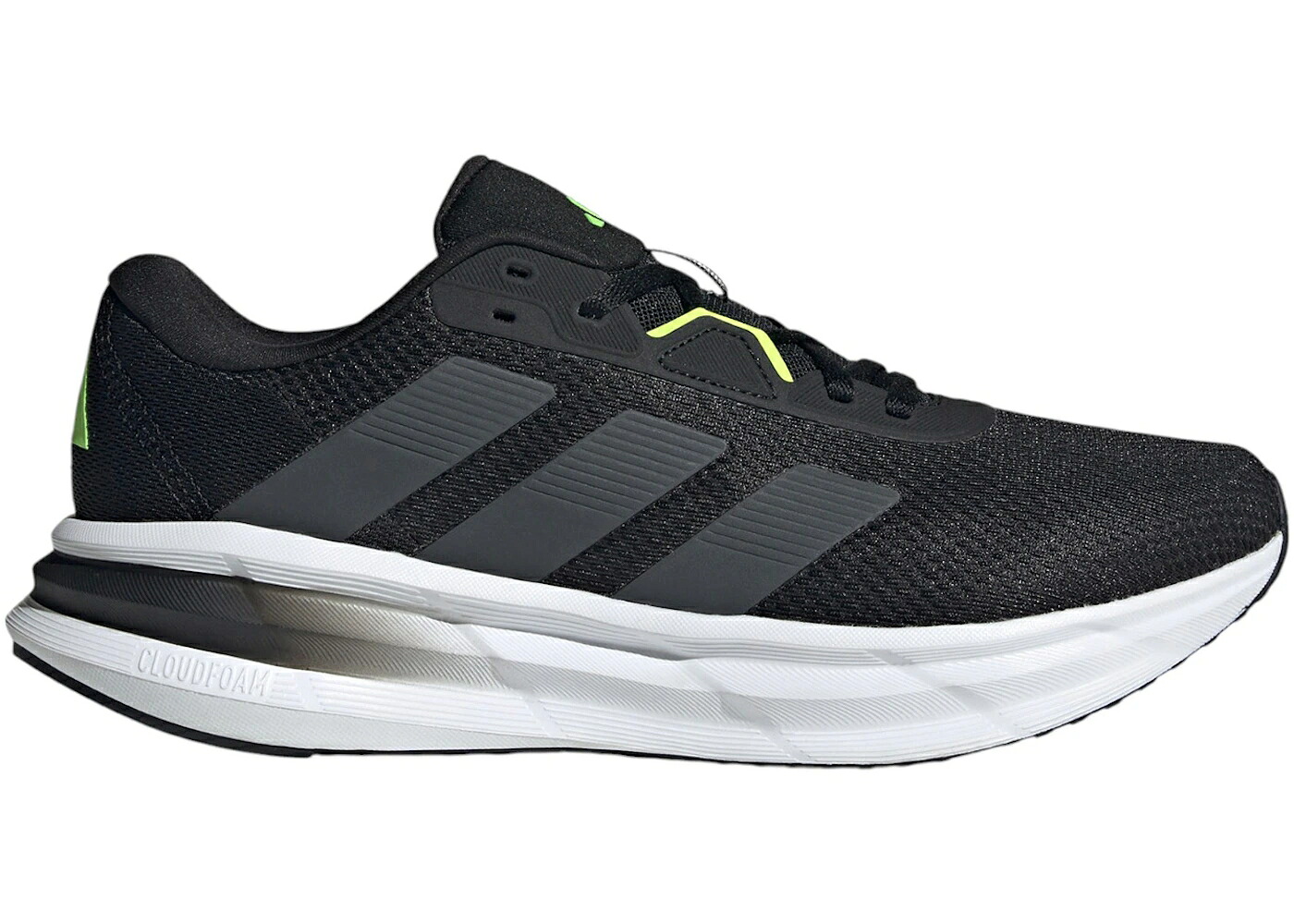 アディダス ギャラクシー コア 黒色 ブラック カーボン スニーカー メンズ ADIDAS GALAXY 7 CORE BLACK CARBON LUCID LEMON / CORE BLACK CARBON LUCID LEMON