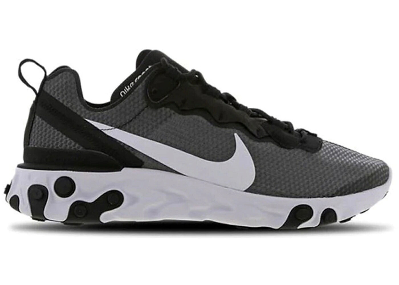 ナイキ リアクト 化学元素 黒いこと 黒いこと 白いこと 白いこと スニーカー メンズ NIKE REACT ELEMENT 55 SE BLACK WHITE / BLACK WHITE