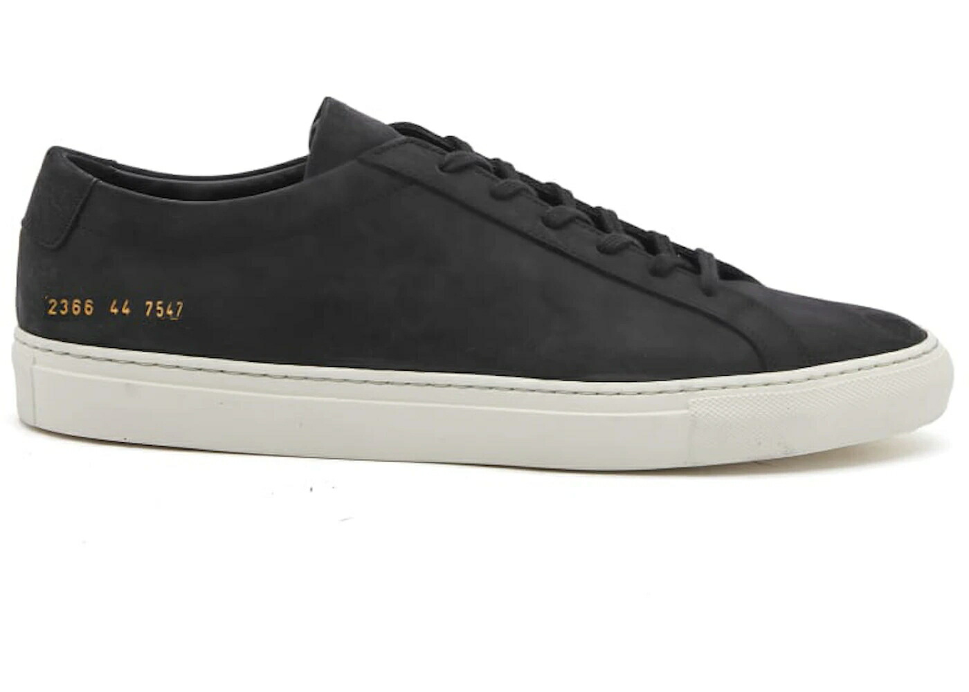 コモンプロジェクト 黒色 ブラック 白色 ホワイト スニーカー メンズ COMMON PROJECTS COMMON PROJECT ORIGINAL ACHILLES LOW BLACK NUBUCK / BLACK WHITE|スニケス