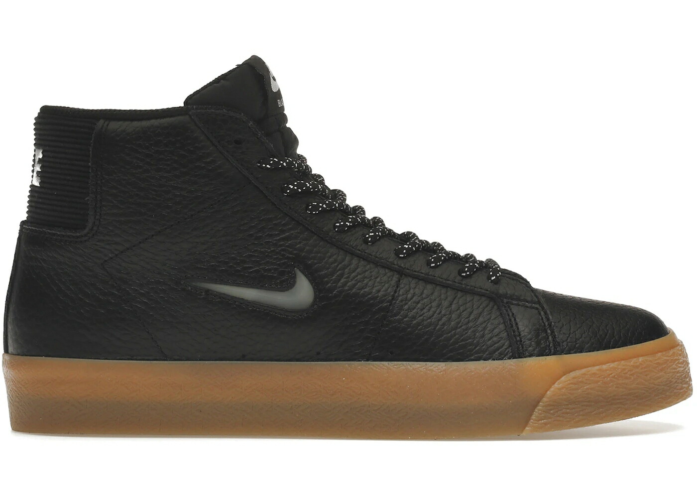 ナイキ ズーム ブレイザー ミッド プレミアム エスビー 黒色 ブラック 茶色 ブラウン スニーカー メンズ NIKE ZOOM BLAZER MID PREMIUM SB BLACK GUM JEWEL / BLACK BLACK GUM LIGHT BROWN|スニケス