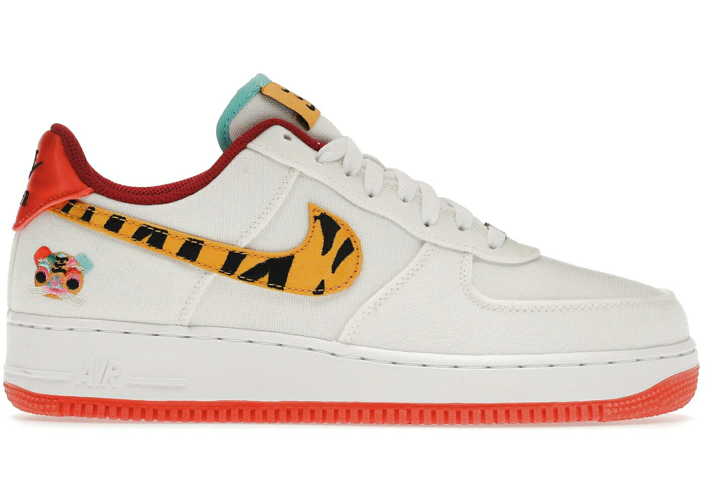 ナイキ ゴールド 白いこと 白いこと 空軍 \u002707 スニーカー メンズ NIKE AIR FORCE 1 LOW LX YEAR OF THE TIGER / SAIL UNIVERSITY GOLD WHITE