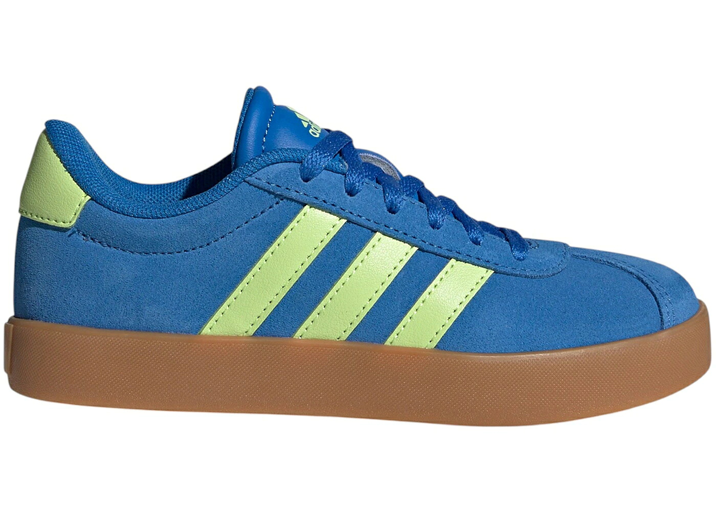 アディダス コート ライム 3.0 ジュニア キッズ ADIDAS VL COURT BRIGHT ROYAL PULSE LIME GUM (GS) / BRIGHT ROYAL PULSE LIME GUM ベビー マタニティ スニーカー