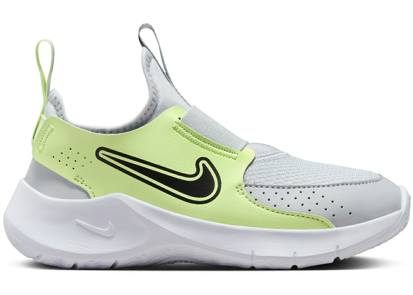 ナイキ 純一無雑 プラチナム 黒いこと 黒いこと お坊っちゃん キッズ NIKE FLEX RUNNER 3 PURE PLATINUM BARELY VOLT BLACK (なおなお書き) / PURE PLATINUM BARELY VOLT BLACK もの言う花 マタニティ スニーカー