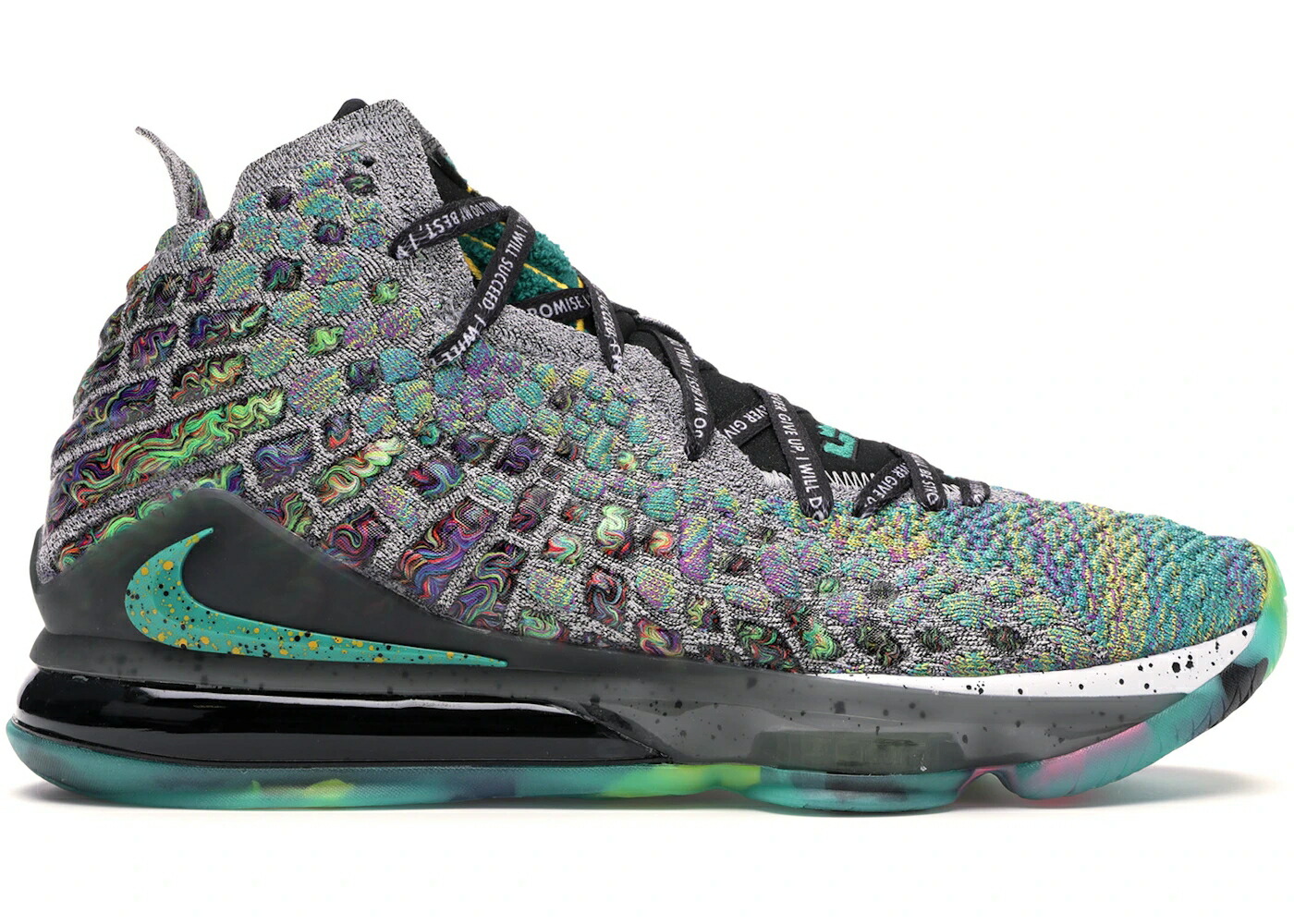 ナイキ レブロン 緑 グリーン ヘザー スニーカー メンズ NIKE LEBRON 17 I PROMISE / GREEN SLATE HEATHER NEPTUNE