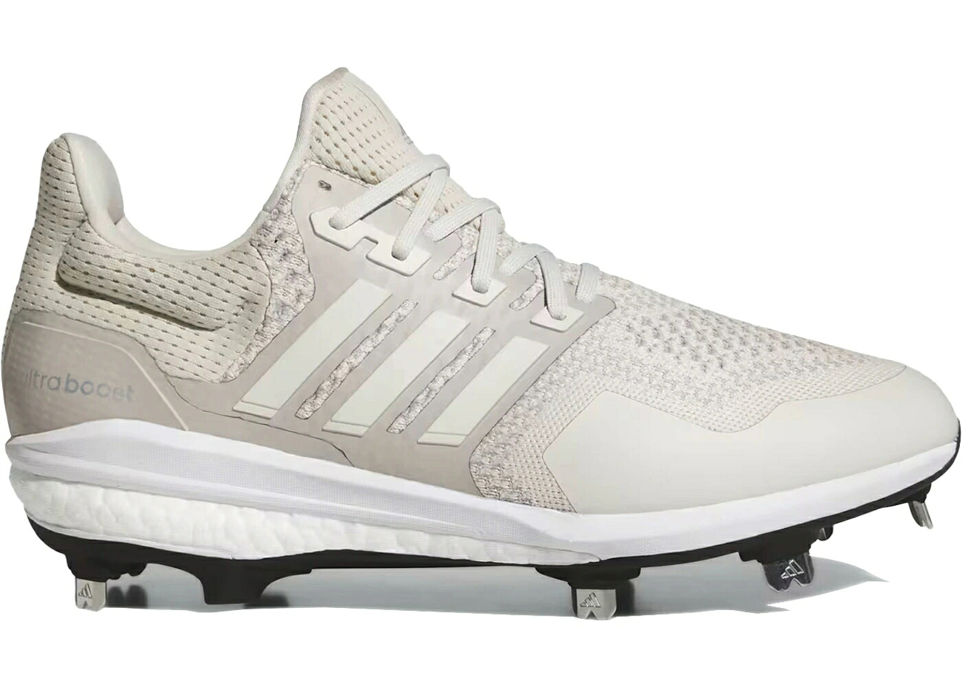 アディダス ウルトラ ブースト クリーツ スパイク クリーム 白色 ホワイト ウルトラブースト 1.0 スニーカー メンズ ADIDAS ULTRA BOOST DNA DUGOUT CLEATS CREAM CHALK / TALC CHALK WHITE CLEAR GRANITE|スニケス