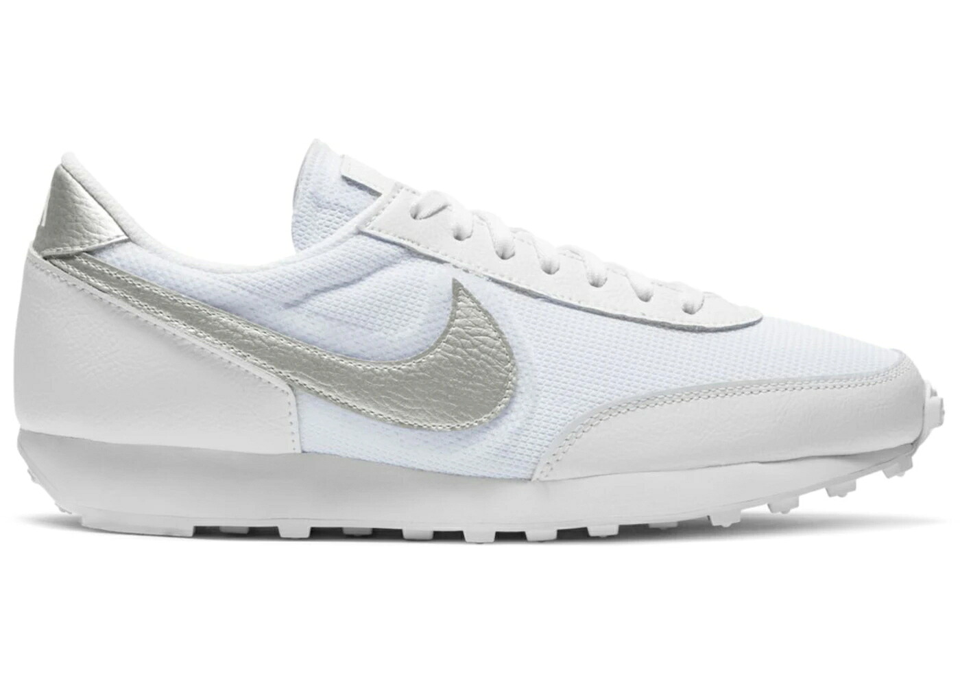 ナイキ 白いこと 白いこと しろがね色 しろがね色 WOMEN\u0027S スニーカー レディース NIKE DAYBREAK WHITE METALLIC SILVER (WOMEN\u0027S) / WHITE METALLIC SILVER WHITE