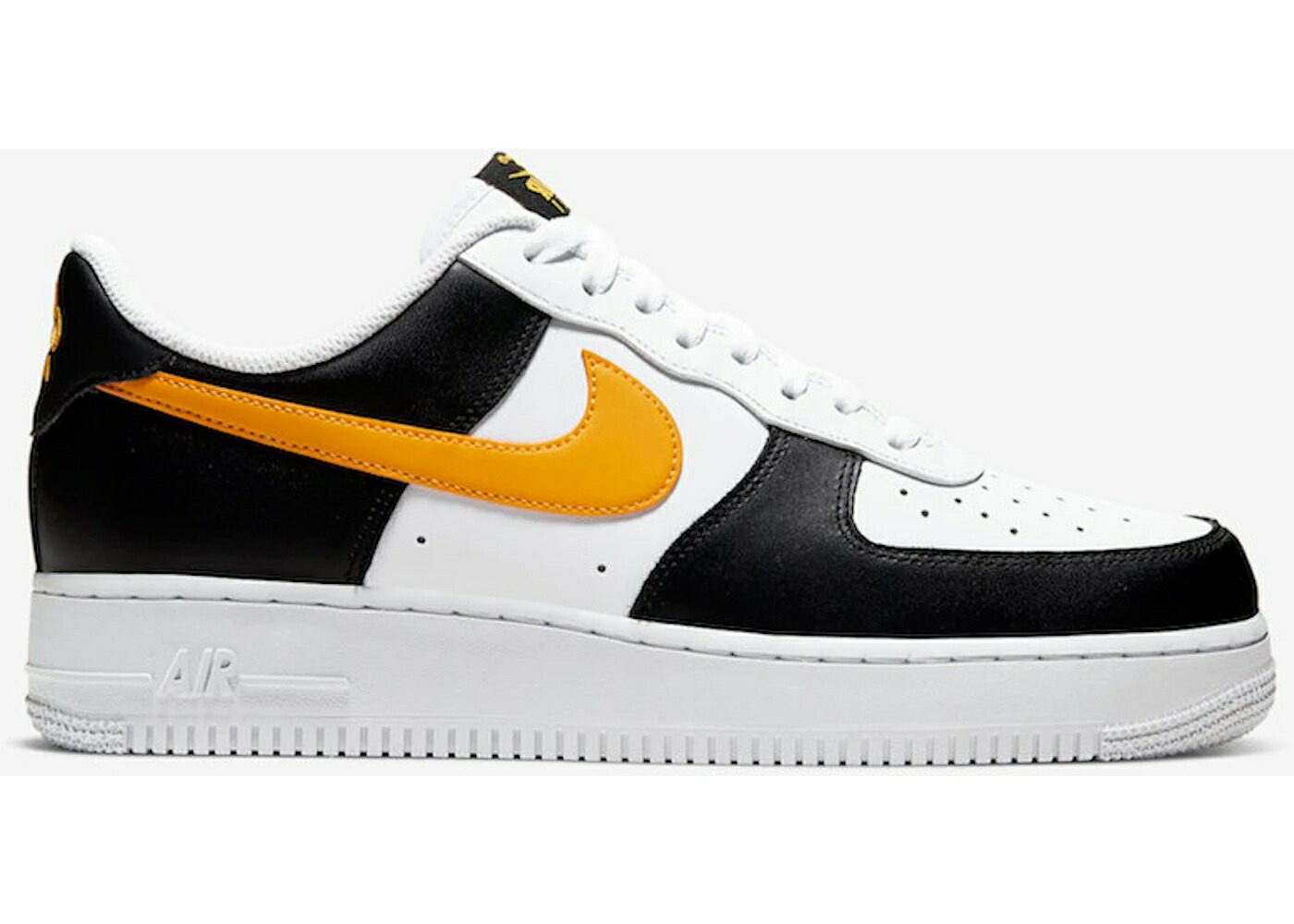 ナイキ 黒色 ブラック ゴールド 白色 ホワイト エアフォース スニーカー メンズ NIKE AIR FORCE 1 LOW TAXI / BLACK UNIVERSITY GOLD WHITE