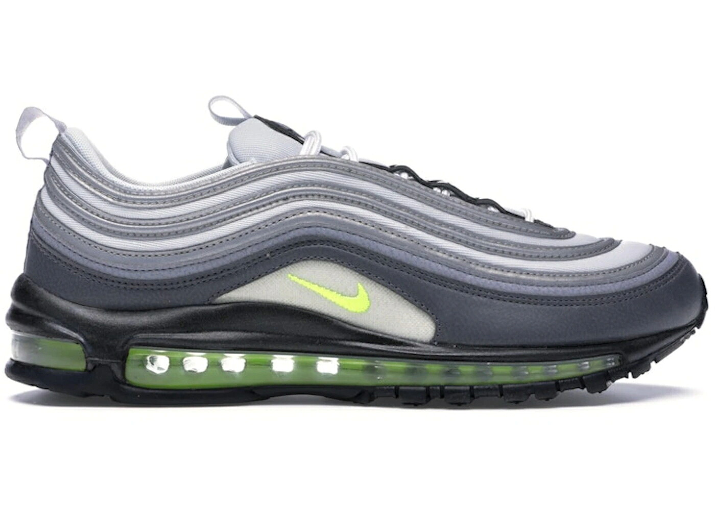 ナイキ マックス 灰色 グレー ステルス ピュア エアマックス WOMEN'S スニーカー レディース NIKE AIR MAX 97 NEON (WOMEN'S) / DARK GREY VOLT STEALTH PURE