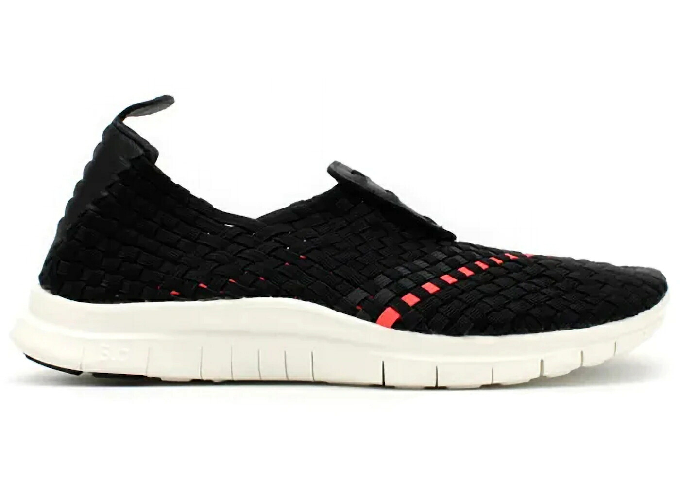 ナイキ フリー ウーブン 黒色 ブラック 灰色 グレー スニーカー メンズ NIKE FREE WOVEN BLACK / BLACK BLACK SAIL MEDIUM GREY
