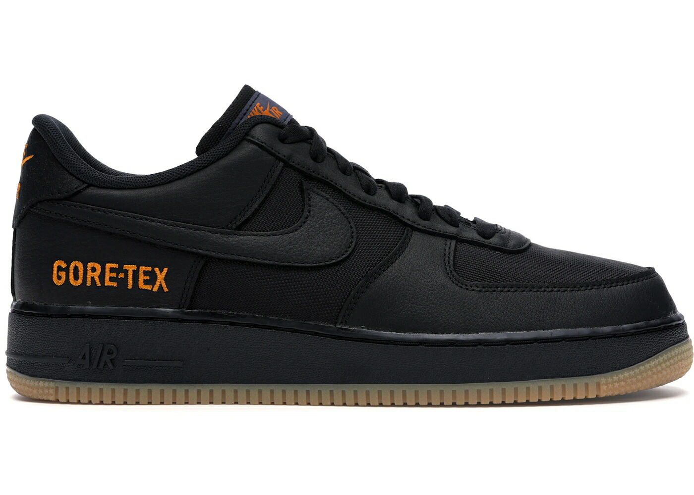 ナイキ ゴアテックス 黒色 ブラック カーボン エアフォース スニーカー メンズ NIKE AIR FORCE 1 LOW GORE-TEX BLACK LIGHT CARBON / BLACK BLACK LIGHT CARBON BRIGHT