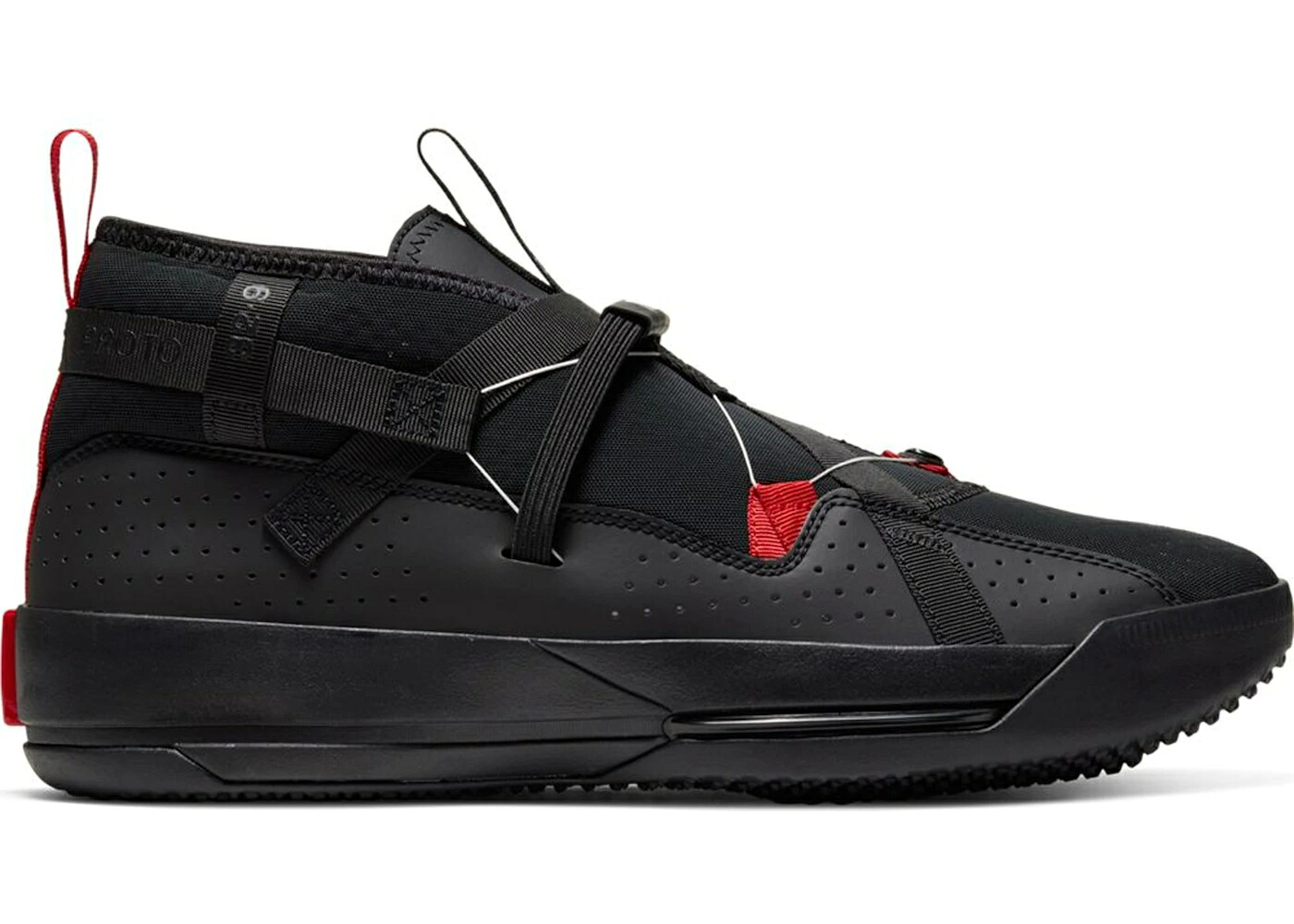 ナイキ ジョーダン 黒色 ブラック 赤 レッド 白色 ホワイト 32.9 スニーカー メンズ JORDAN PROTO BLACK RED / BLACK GYM RED WHITE BLACK