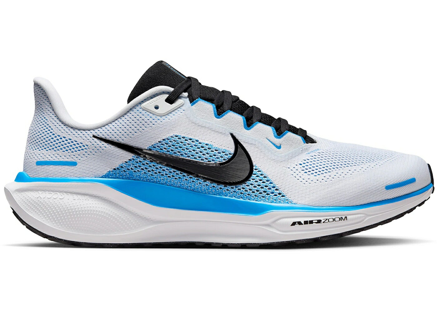 ナイキ ズーム ペガサス 白色 ホワイト 青色 ブルー 黒色 ブラック ズームペガサス スニーカー メンズ NIKE AIR ZOOM PEGASUS 41 WHITE BLUE HERO BLACK / WHITE BLUE HERO BLACK