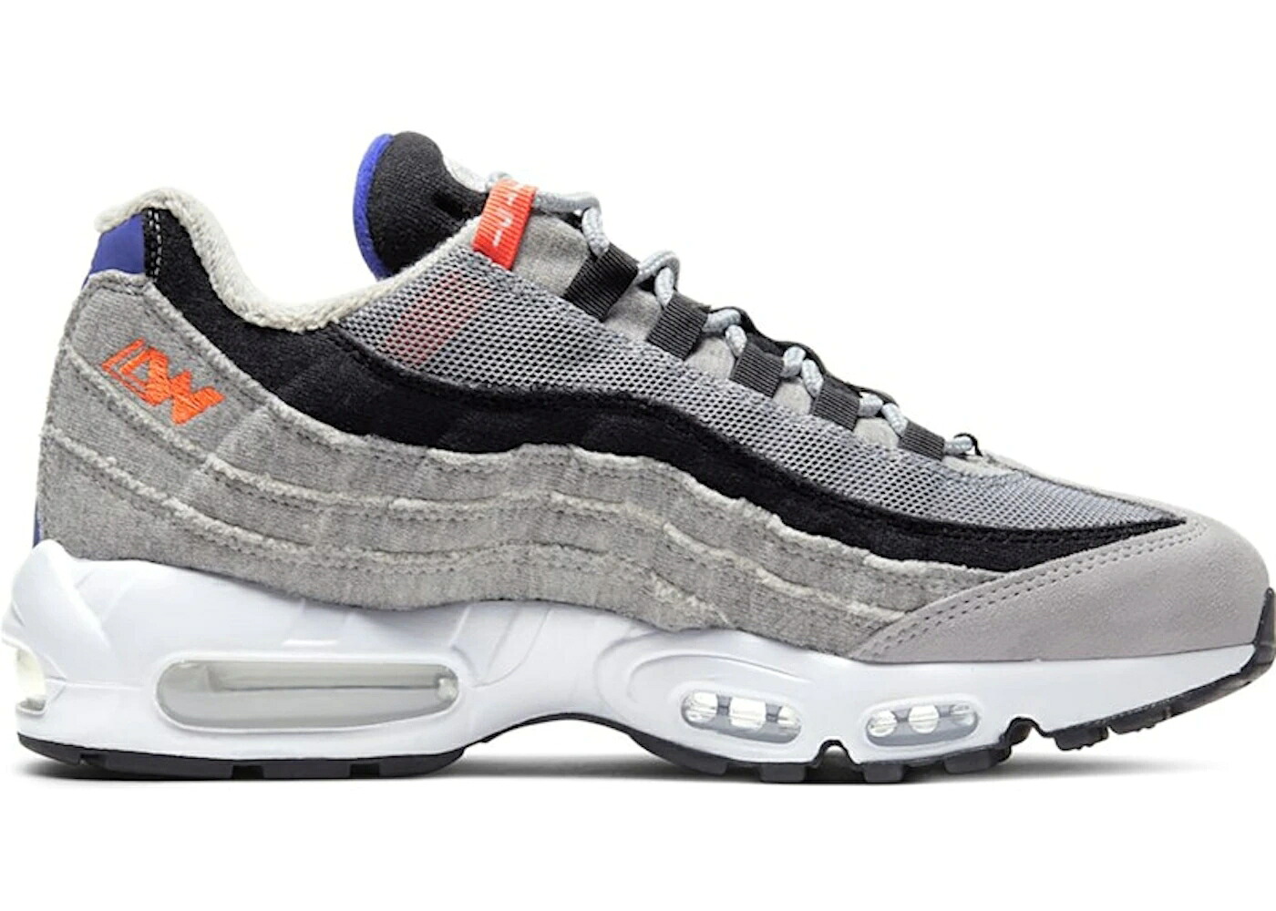 ナイキ マックス ベージュ 橙 オレンジ 黒色 ブラック エアマックス スニーカー メンズ NIKE AIR MAX 95 LOOPWHEELER / BEIGE ORANGE ROYAL BLACK