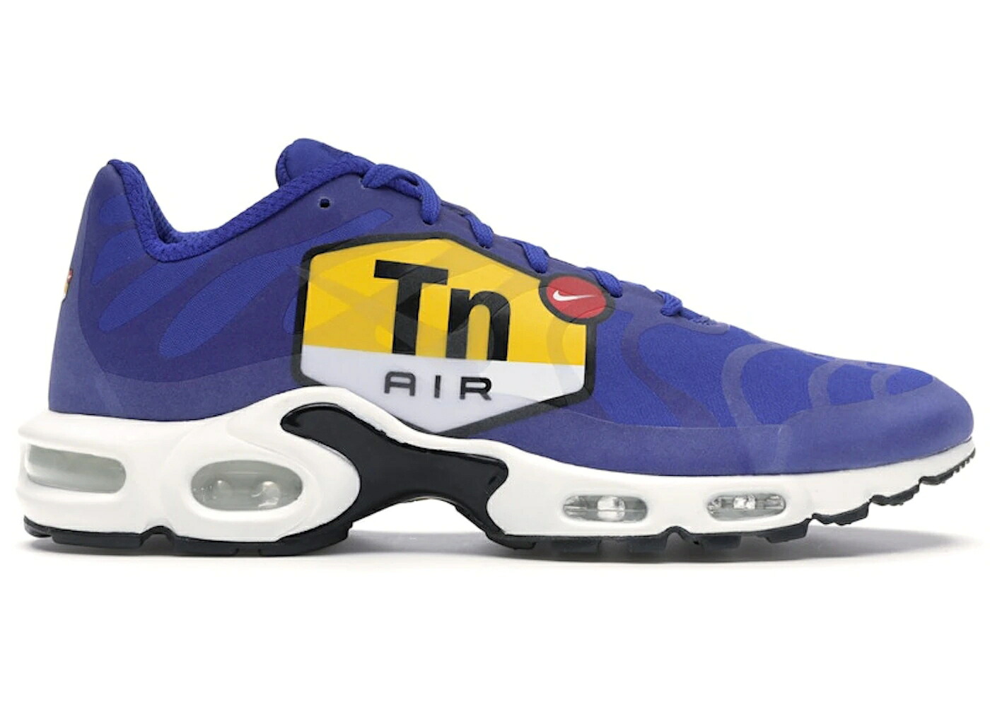 ナイキ マックス 青色 ブルー 黒色 ブラック 白色 ホワイト エアマックスプラス スニーカー メンズ NIKE AIR MAX PLUS NS GPX HYPER BLUE / HYPER BLUE BLACK WHITE｜スニケス