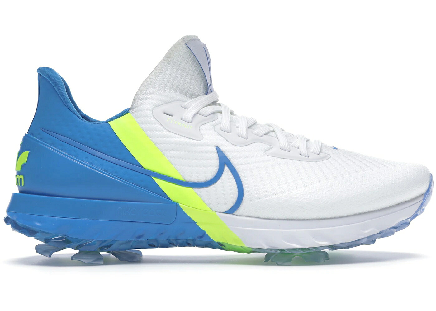 ナイキ ズーム 白色 ホワイト ベースボール 青色 ブルー スニーカー メンズ NIKE AIR ZOOM INFINITY TOUR WHITE VOLT BASEBALL BLUE / WHITE VOLT BASEBALL BLUE