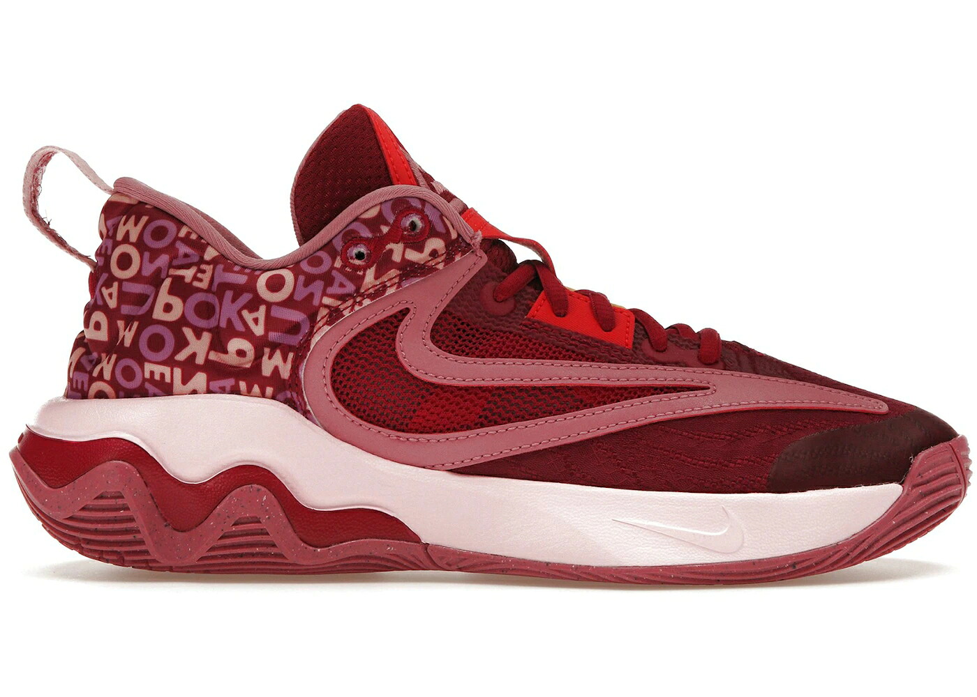 ナイキ 赤 赤いこと スニーカー メンズ NIKE GIANNIS IMMORTALITY 3 ALPHABET BROS / NOBLE RED ICE PEACH DESERT BERRY