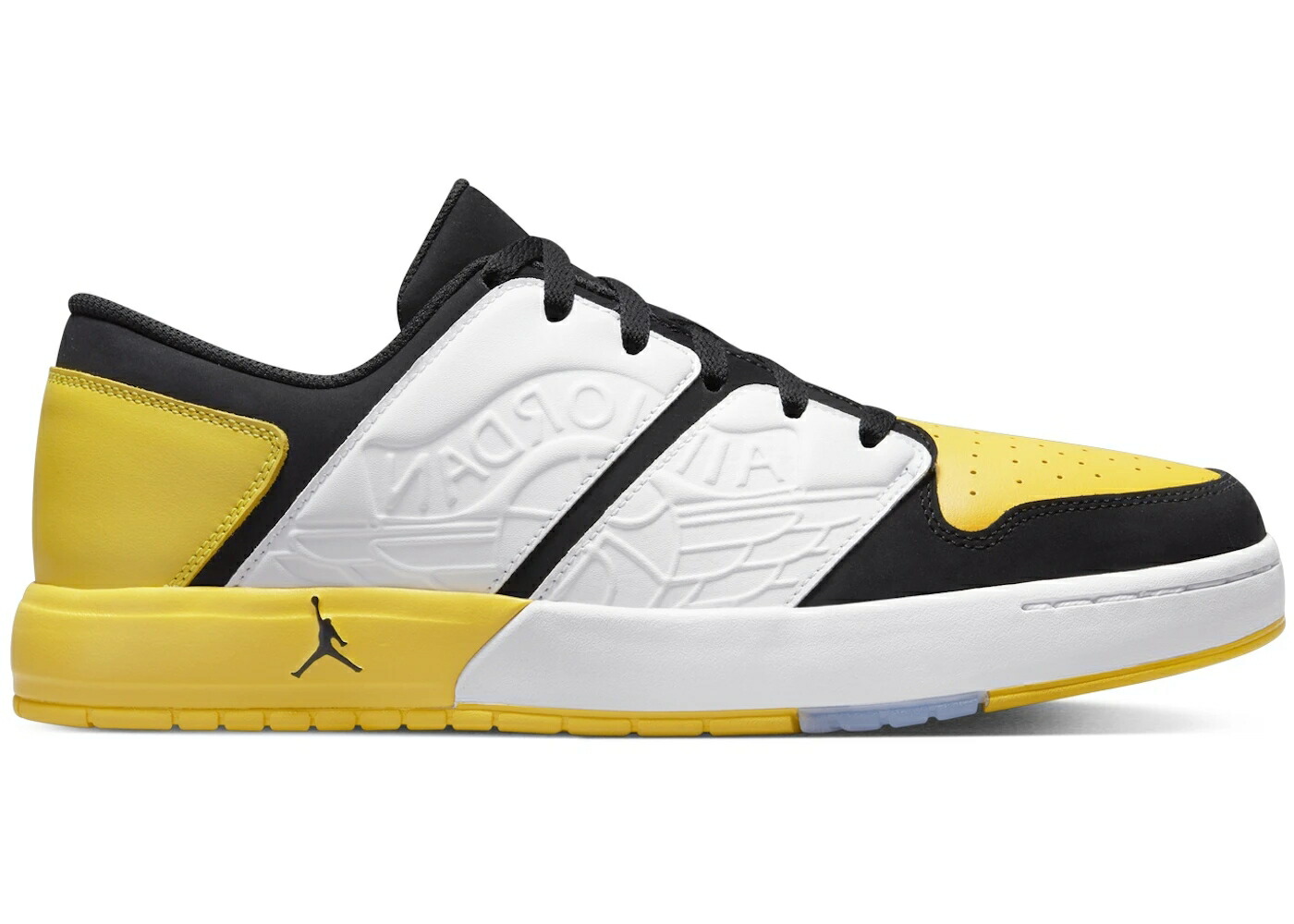 ナイキ ジョーダン 黒色 ブラック 黄色 イエロー 白色 ホワイト スニーカー メンズ JORDAN NU RETRO 1 LOW BLACK TOUR YELLOW WHITE / BLACK TOUR YELLOW WHITE