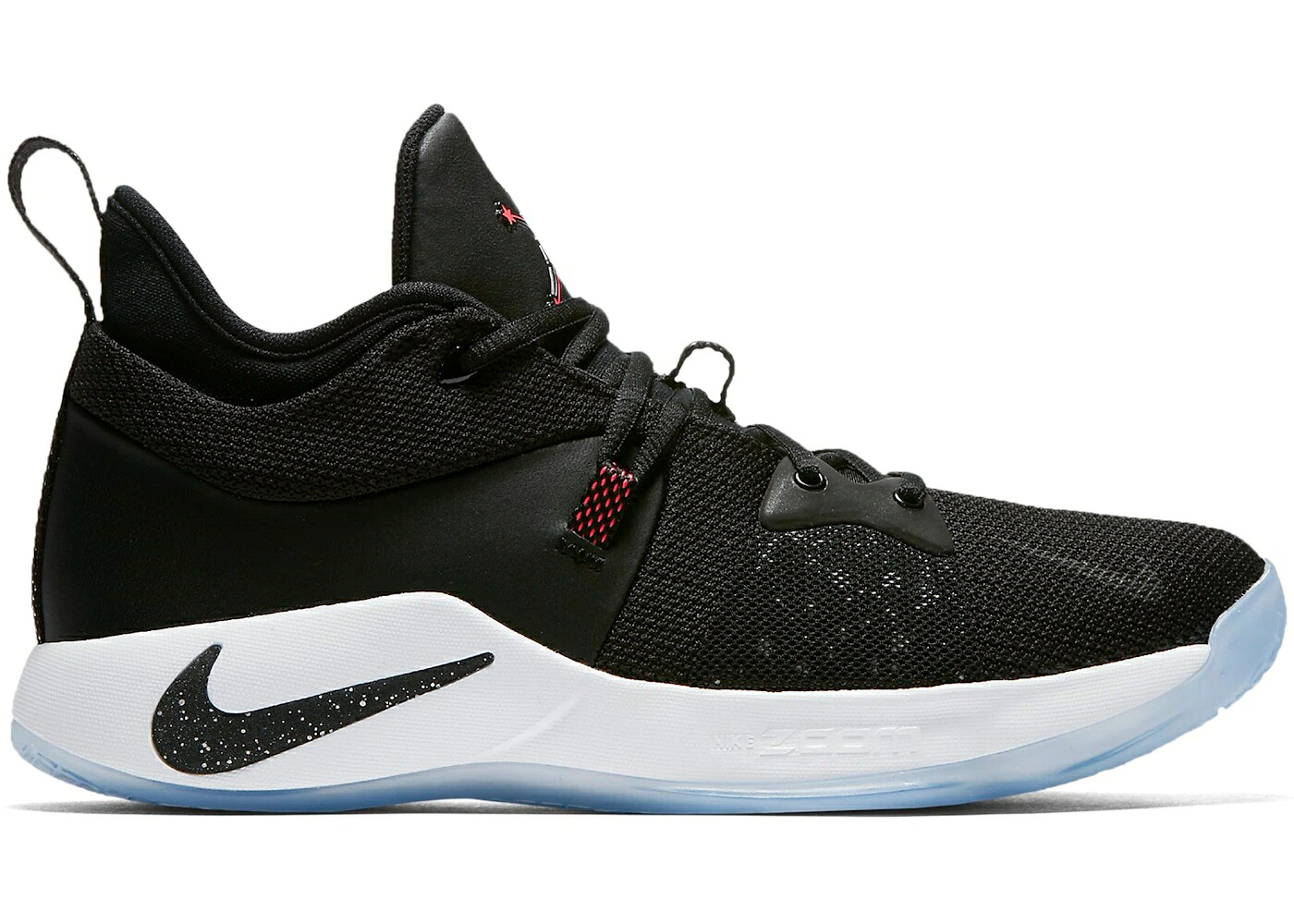 ナイキ 黒色 ブラック 白色 ホワイト 赤 レッド スニーカー メンズ NIKE PG 2 TAURUS / BLACK BLACK WHITE SOLAR RED|スニケス