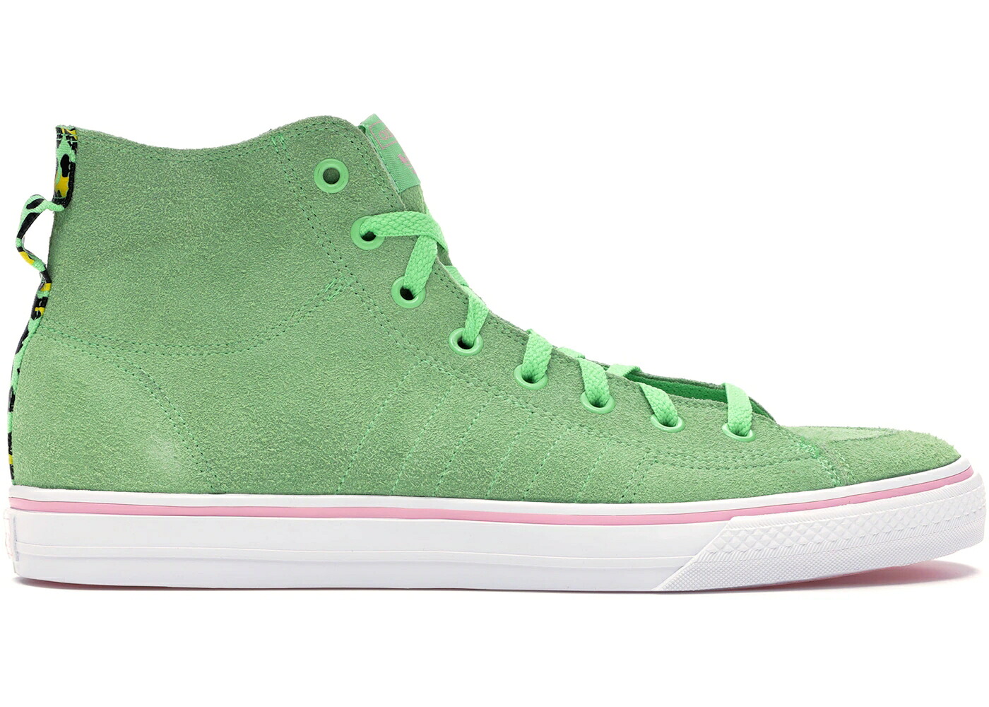 アディダス 発条 緑 緑であること 白いこと 白いこと スニーカー メンズ ADIDAS NIZZA HI NA-KEL SMITH / SPRING GREEN CLOUD WHITE LIGHT