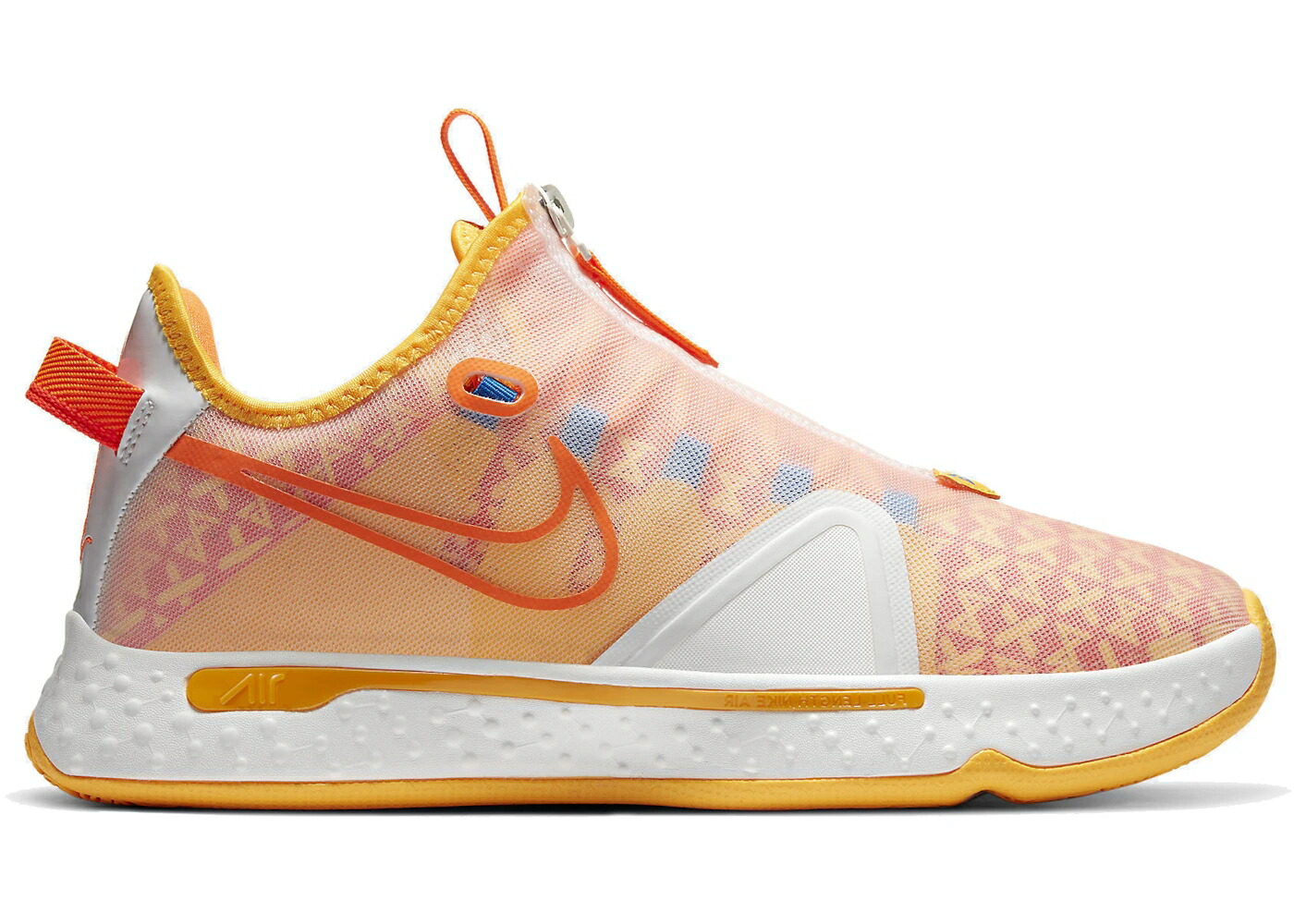 ナイキ ゲータレード 橙 オレンジ 白色 ホワイト スニーカー メンズ NIKE PG 4 GATORADE ORANGE / ORANGE WHITE