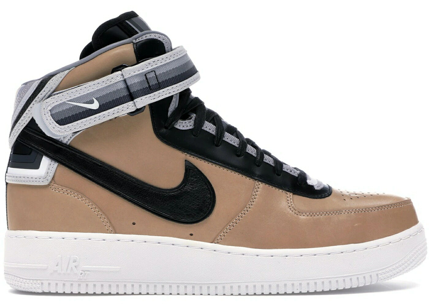 ナイキ ミッド 黒いこと 黒いこと 空軍 スニーカー メンズ NIKE AIR FORCE 1 MID TISCI TAN / VACHETTA TAN BLACK