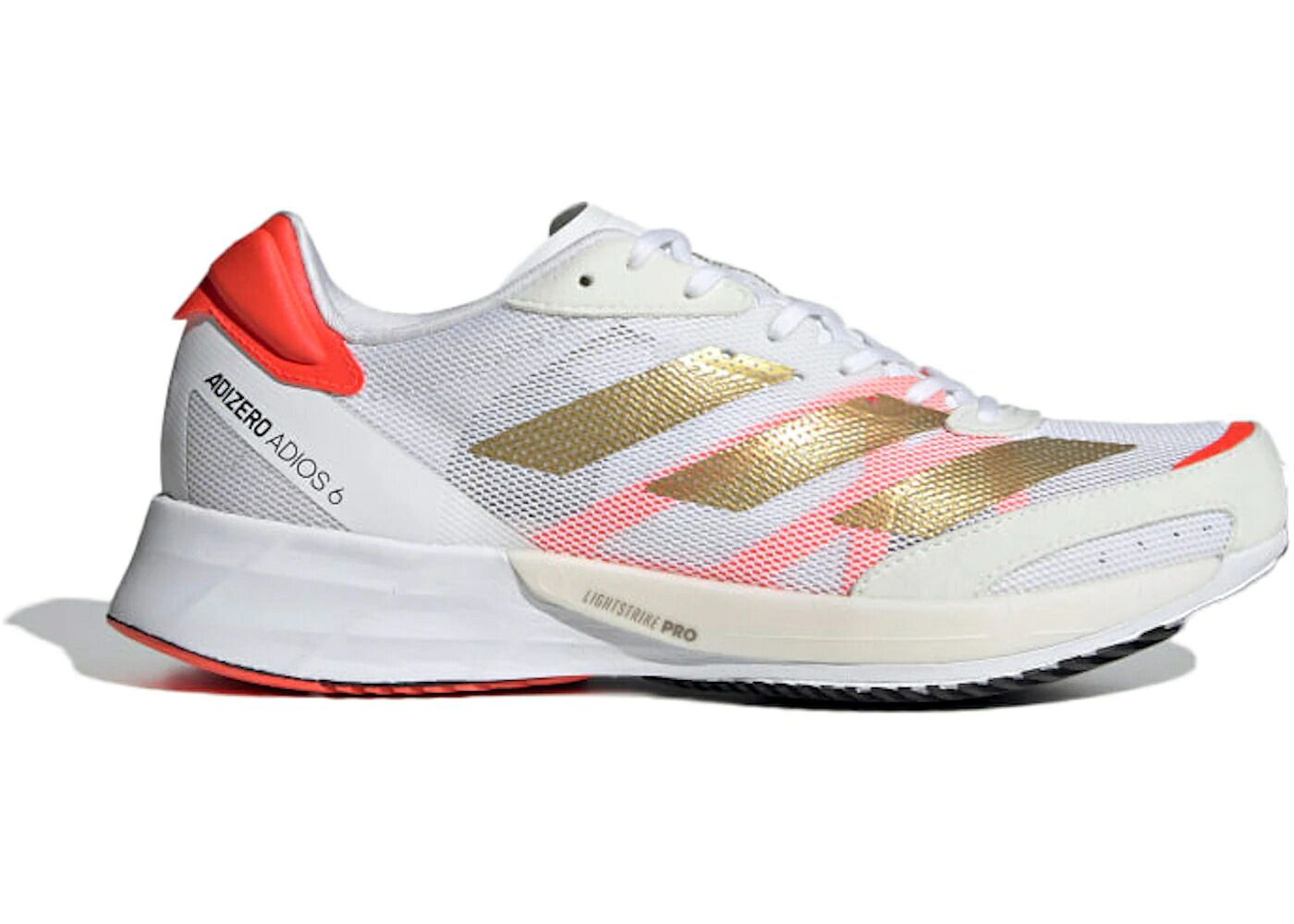 アディダス アディゼロ アディオス 白いこと 白いこと ゴールド WOMEN\u0027S スニーカー レディース ADIDAS ADIZERO ADIOS 6 TOKYO (WOMEN\u0027S) / CLOUD WHITE GOLD METALLIC SOLAR