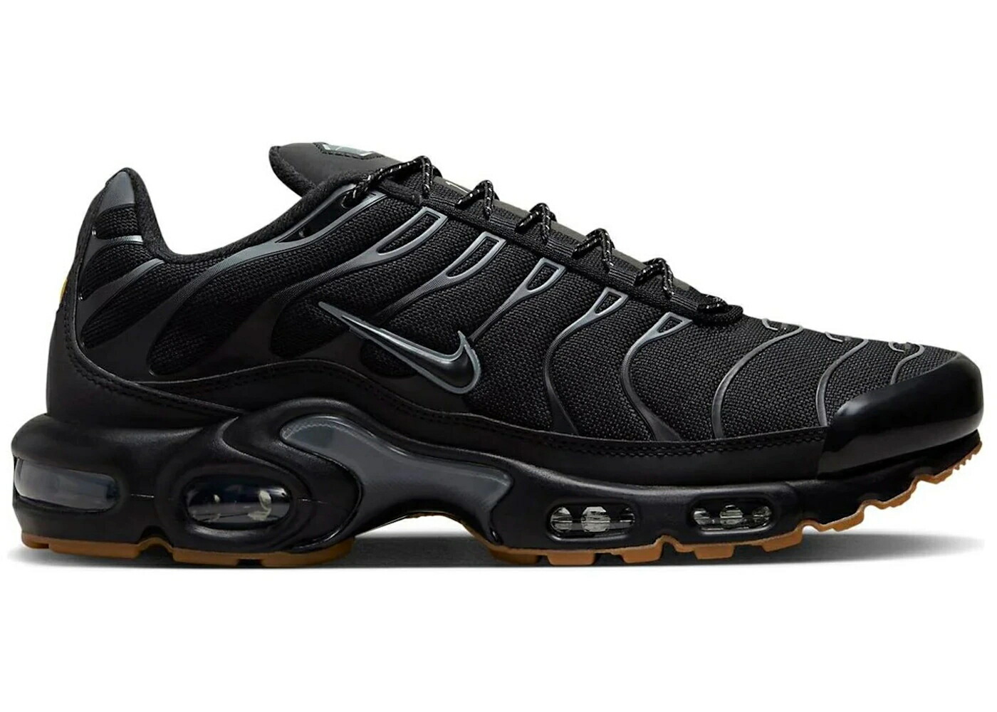 ナイキ マックス 黒色 ブラック 茶色 ブラウン エアマックスプラス スニーカー メンズ NIKE AIR MAX PLUS BLACK GUM LIGHT BROWN / BLACK LIGHT OREWOOD BROWN GUM