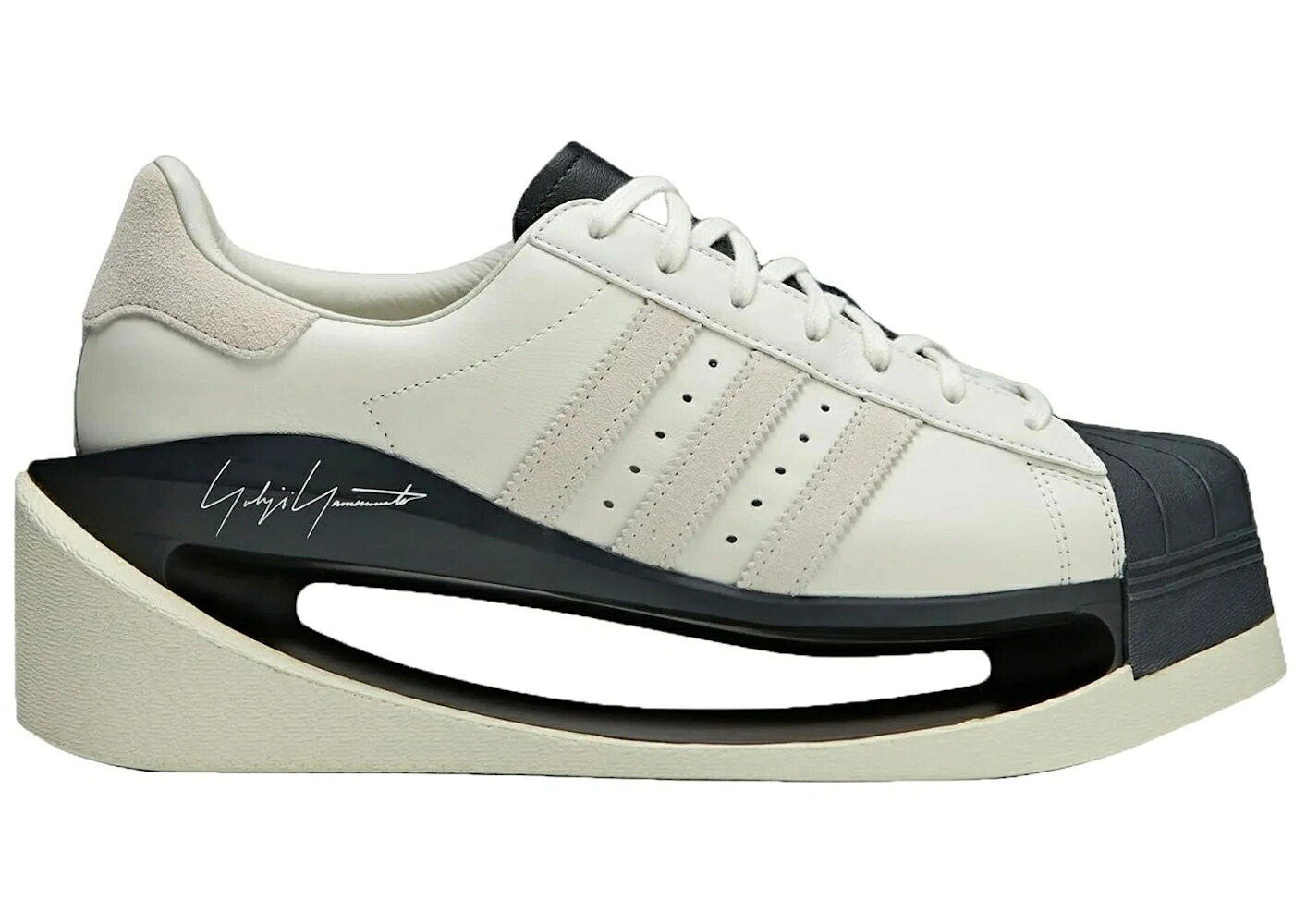 アディダス はやりっ児 白いこと 白いこと 黒いこと 黒いこと スニーカー メンズ ADIDAS Y-3 GENDO SUPERSTAR OFF WHITE ALUMINA BLACK / OFF WHITE ALUMINA BLACK