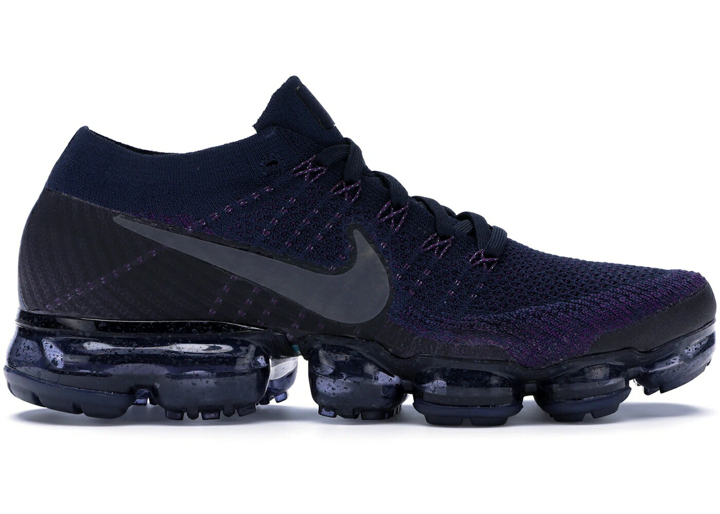 ナイキ カレッジ 紺色 ネイビー ナイト 紫 パープル エアヴェイパーマックス スニーカー メンズ NIKE AIR VAPORMAX COLLEGE NAVY NIGHT PURPLE / COLLEGE NAVY NIGHT PURPLE CLEAR