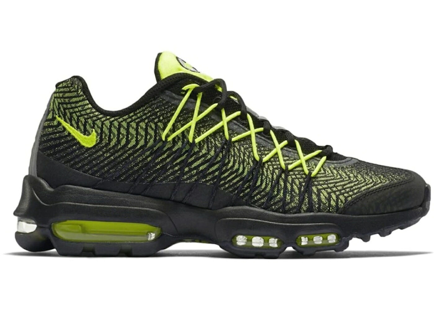 ナイキ マックス 黒いこと 黒いこと 薄墨色 薄墨色 大気圏マックス スニーカー メンズ NIKE AIR MAX 95 JACQUARD BLACK VOLT / BLACK VOLT DRK GREY MTTLC SLVR