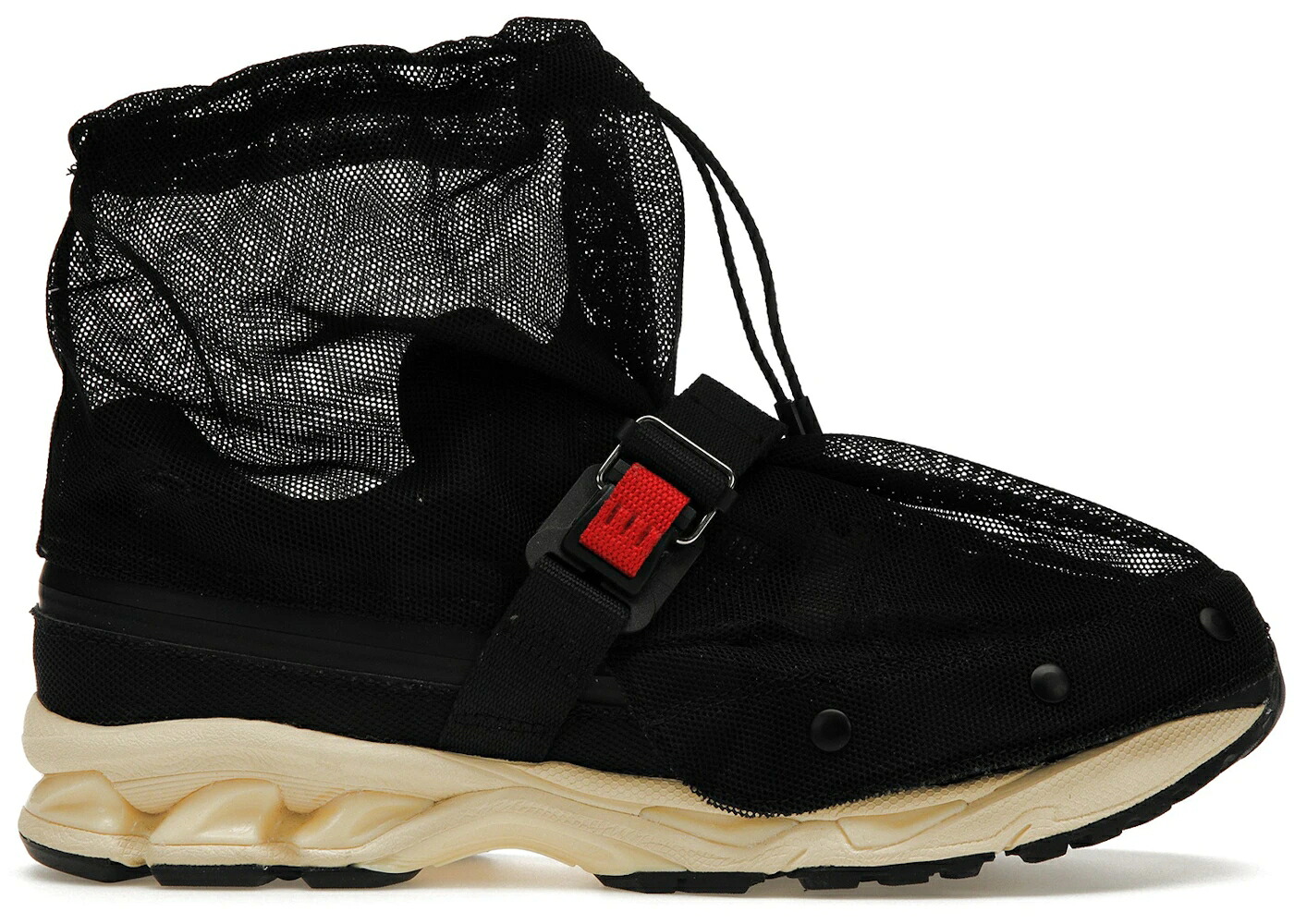 アシックス ゴアテックス サイバー空間 黒いこと 黒いこと 赤 赤いこと ベージュ スニーカー メンズ ASICS BESPOKE GEL-KEYANO 14 GORE-TEX BEAMS MOSQUITO NET / BLACK BLACK RED BEIGE