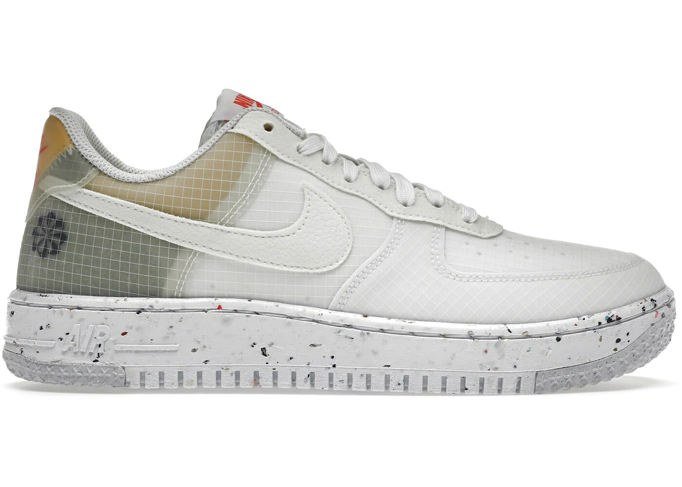 ナイキ 白色 ホワイト 橙 オレンジ エアフォース スニーカー メンズ NIKE AIR FORCE 1 LOW CRATER WHITE ORANGE / WHITE ORANGE WHITE