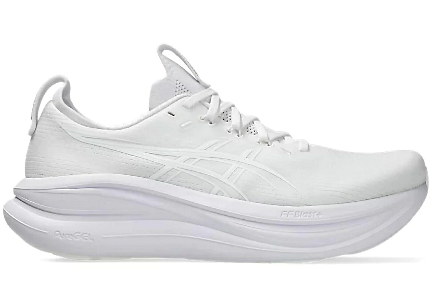 アシックス 白色 ホワイト スニーカー メンズ ASICS GEL-NIMBUS 28 WHITE / WHITE WHITE｜スニケス