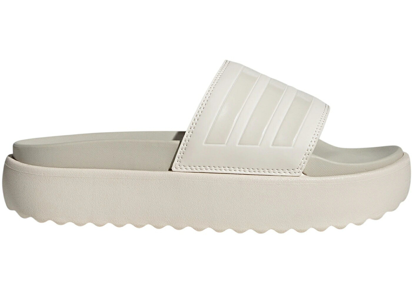 アディダス アディレッタ 白いこと 白いこと 薄墨色 薄墨色 WOMEN\u0027S スニーカー レディース ADIDAS ADILETTE PLATFORM SLIDES CHALK WHITE ORBIT GREY (WOMEN\u0027S) / CHALK WHITE CHALK WHITE ORBIT