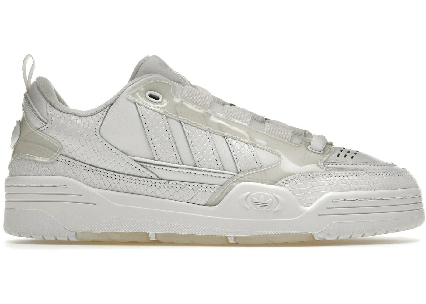 アディダス 白色 ホワイト スニーカー メンズ ADIDAS ADI2000 SNAKESKIN CLOUD WHITE / CLOUD WHITE CLOUD WHITE CLOUD