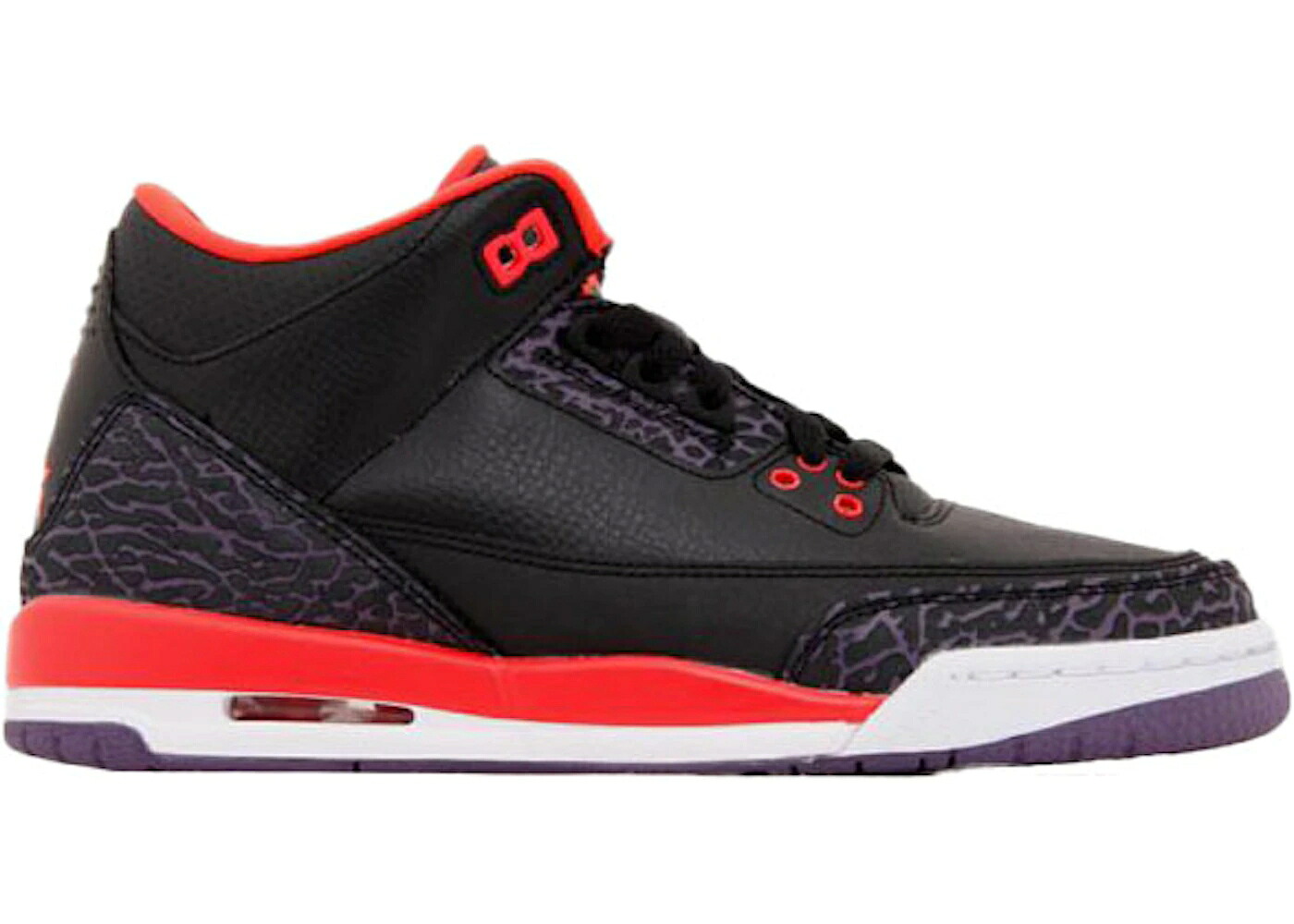 ナイキ ジョーダン クリムゾン 黒いこと 黒いこと 紫 パープル お坊っちゃん キッズ JORDAN 3 RETRO CRIMSON (GS) / BLACK BRIGHT RMSN CNYN PURPLE もの言う花 マタニティ スニーカー