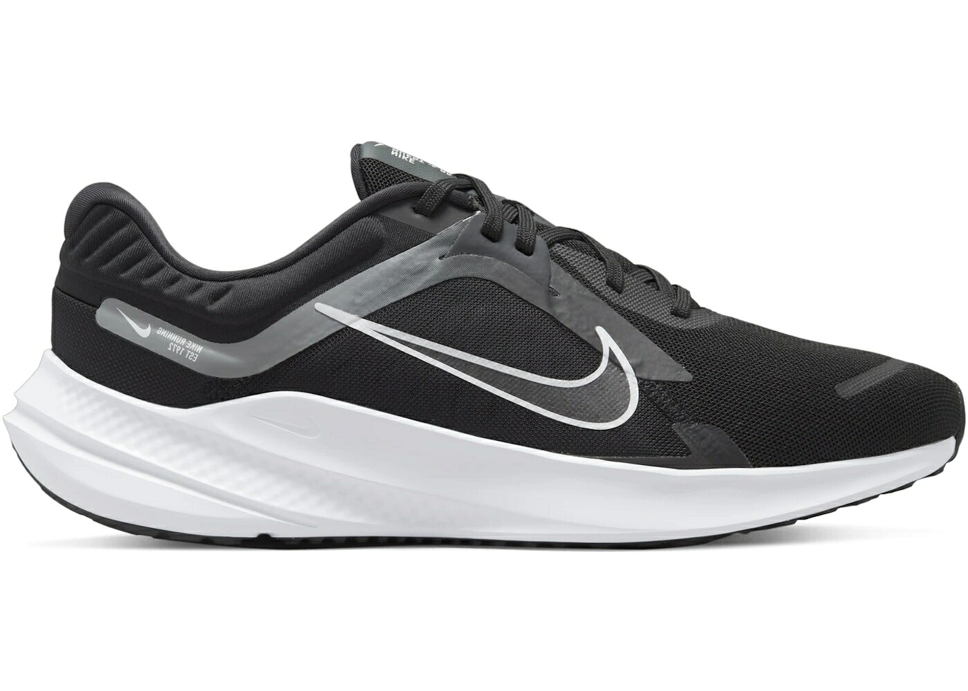 ナイキ 黒いこと 黒いこと 薄墨色 薄墨色 白いこと 白いこと スニーカー メンズ NIKE QUEST 5 BLACK SMOKE GREY DARK WHITE / BLACK SMOKE GREY DARK SMOKE GREY 靴-スニーカー