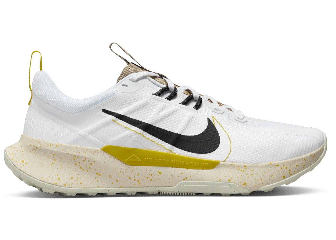 ナイキ 白いこと 白いこと カーキ 黒いこと 黒いこと スニーカー メンズ NIKE JUNIPER TRAIL 2 WHITE VIVID SULFUR KHAKI BLACK / WHITE VIVID SULFUR KHAKI BLACK