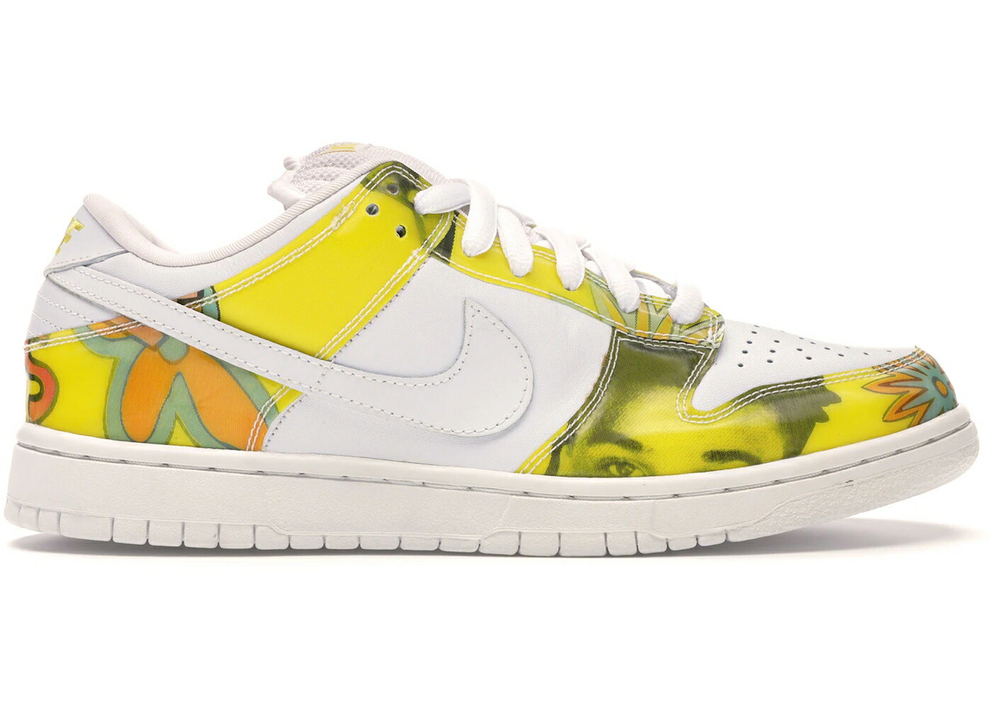 ナイキ エスビー ダンク ロサンゼルス 白色 ホワイト 黄色 イエロー ダンクロー スニーカー メンズ NIKE SB DUNK LOW DE LA SOUL (2005) / WHITE YELLOW