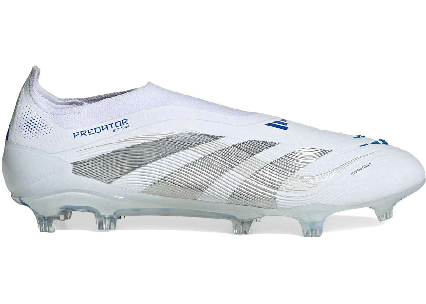 アディダス プレデター エリート ポーラー ビクトリー 白色 ホワイト 銀色 シルバー スニーカー メンズ ADIDAS PREDATOR ELITE LACELESS FG POLAR VICTORY PACK / FOOTWEAR WHITE SILVER METALLIC