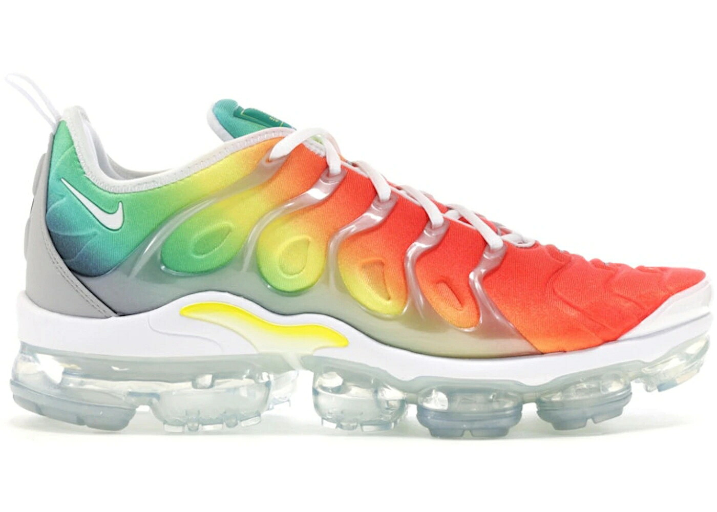 ナイキ 虹色 レインボー 白色 ホワイト 青色 ブルー ダイナミック エアヴェイパーマックス スニーカー メンズ NIKE AIR VAPORMAX PLUS RAINBOW / WHITE WHITE NEPTUNE BLUE DYNAMIC