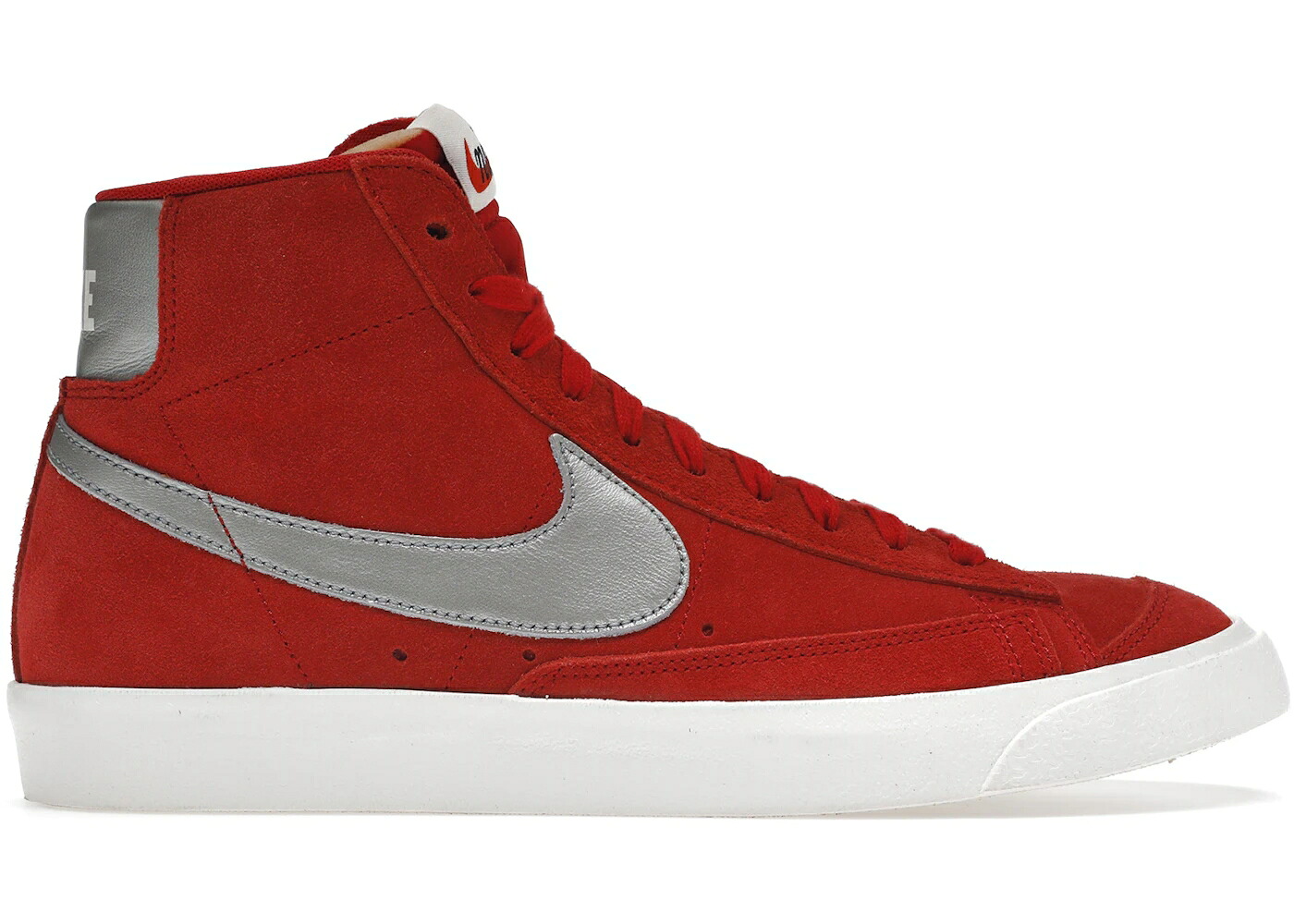 ナイキ ブレイザー ミッド ビンテージ ヴィンテージ 赤 レッド 銀色 シルバー スニーカー メンズ NIKE BLAZER MID VINTAGE UNIVERSITY RED / UNIVERSITY RED METALLIC SILVER|スニケス