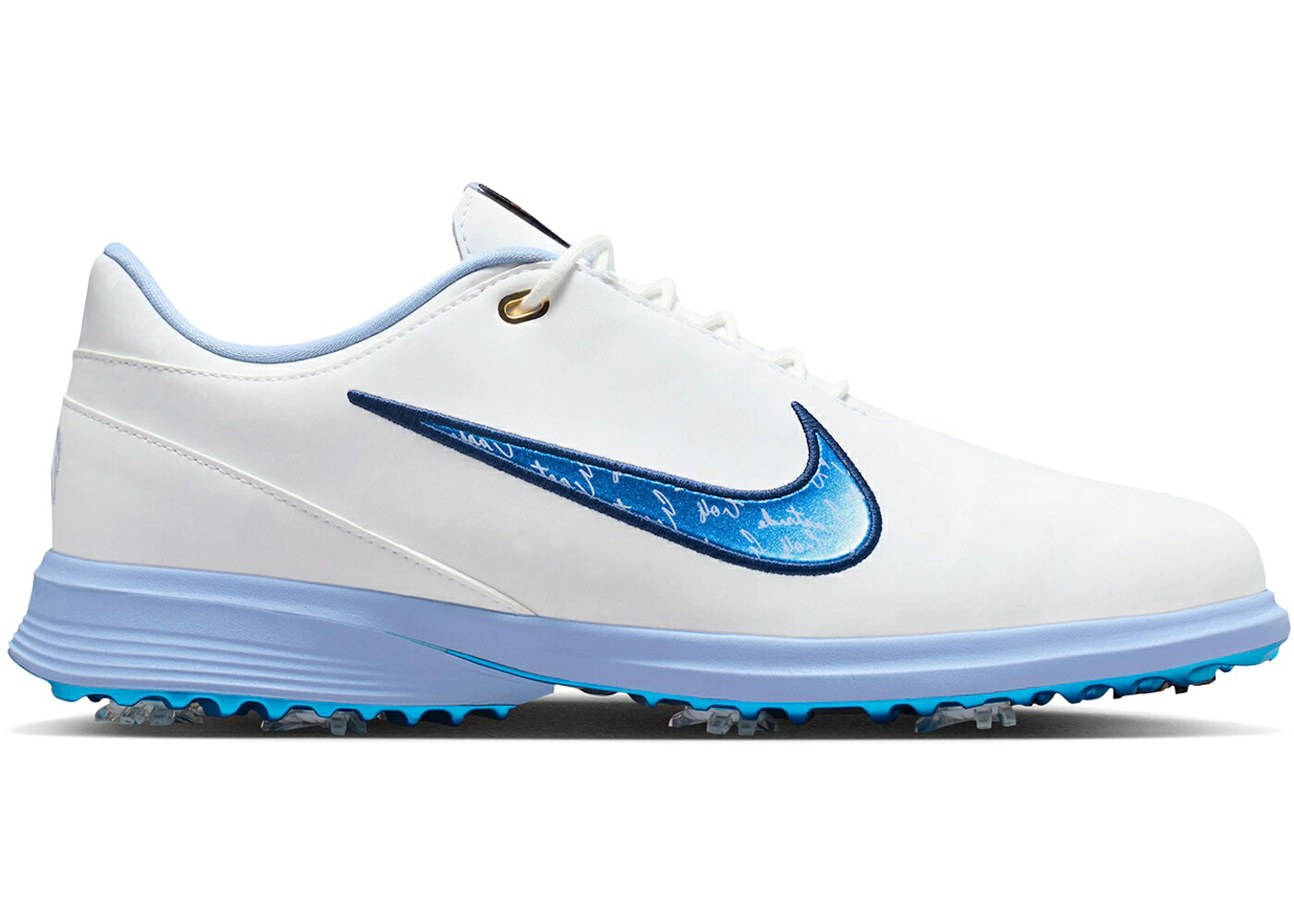 ナイキ 白星 ゴルフ 青み 青色 スニーカー メンズ NIKE VICTORY TOUR 4 EASTSIDE GOLF / ALUMINUM ROYAL PULSE COMET BLUE